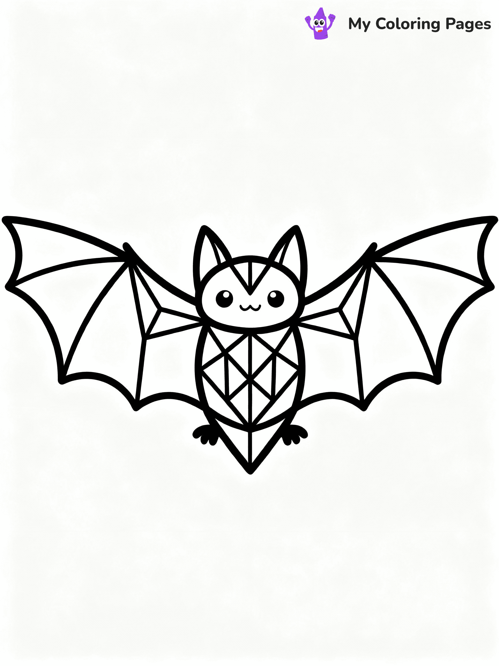 Bat Coloring Pages - 10