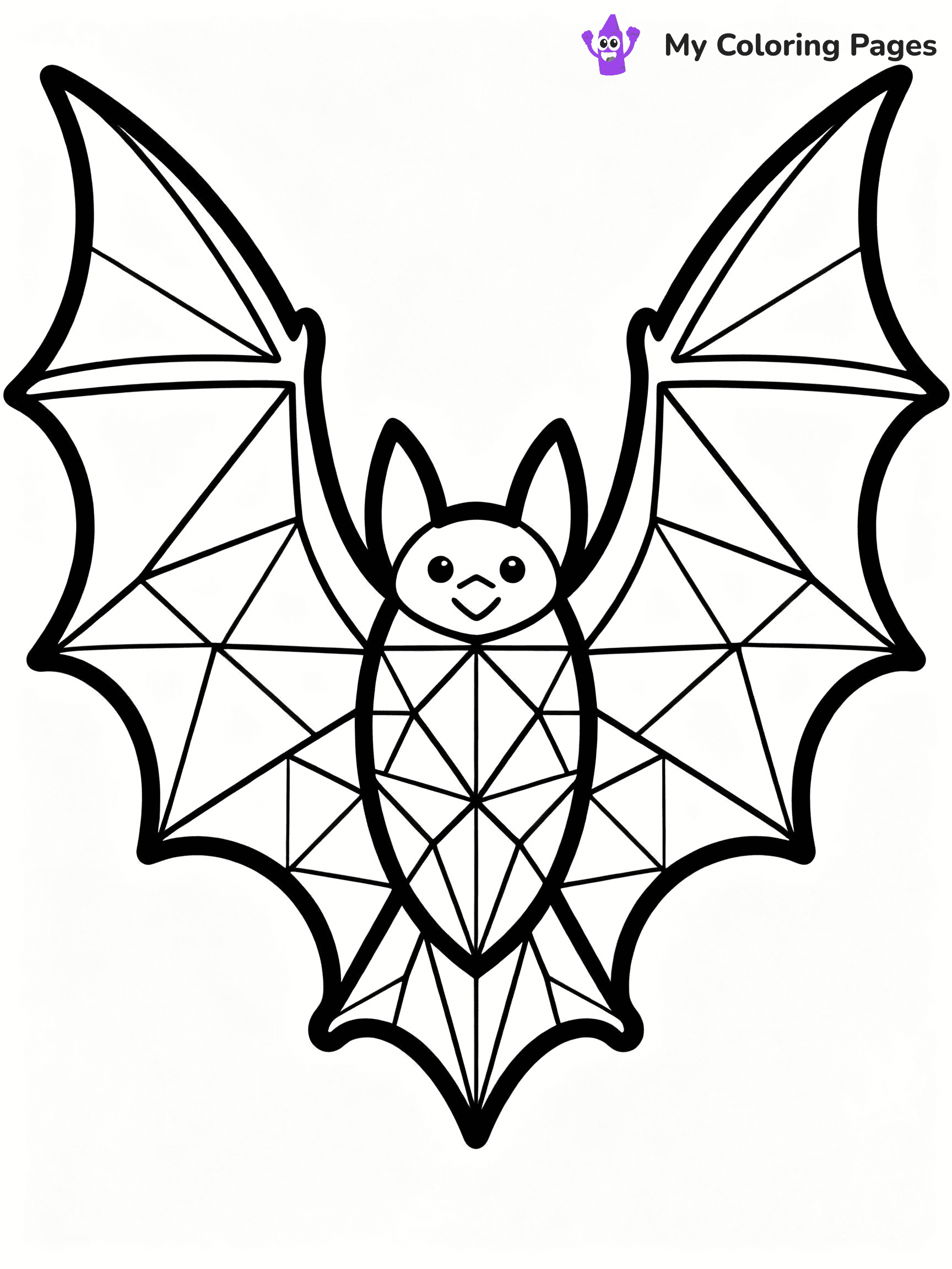 Bat Coloring Pages - 9