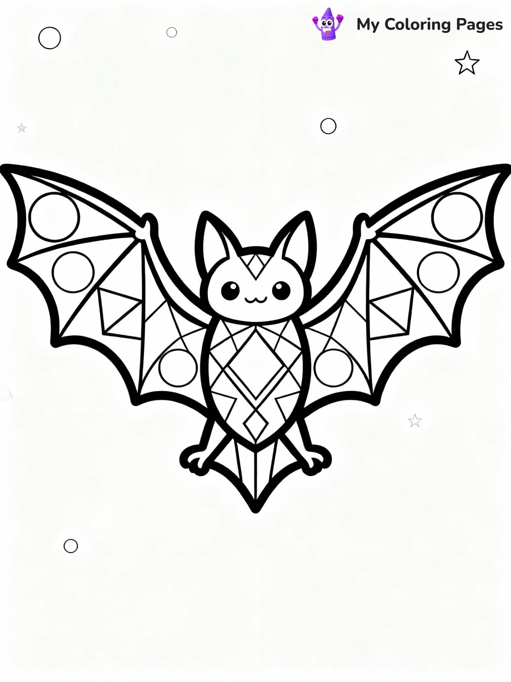 Bat Coloring Pages - 5