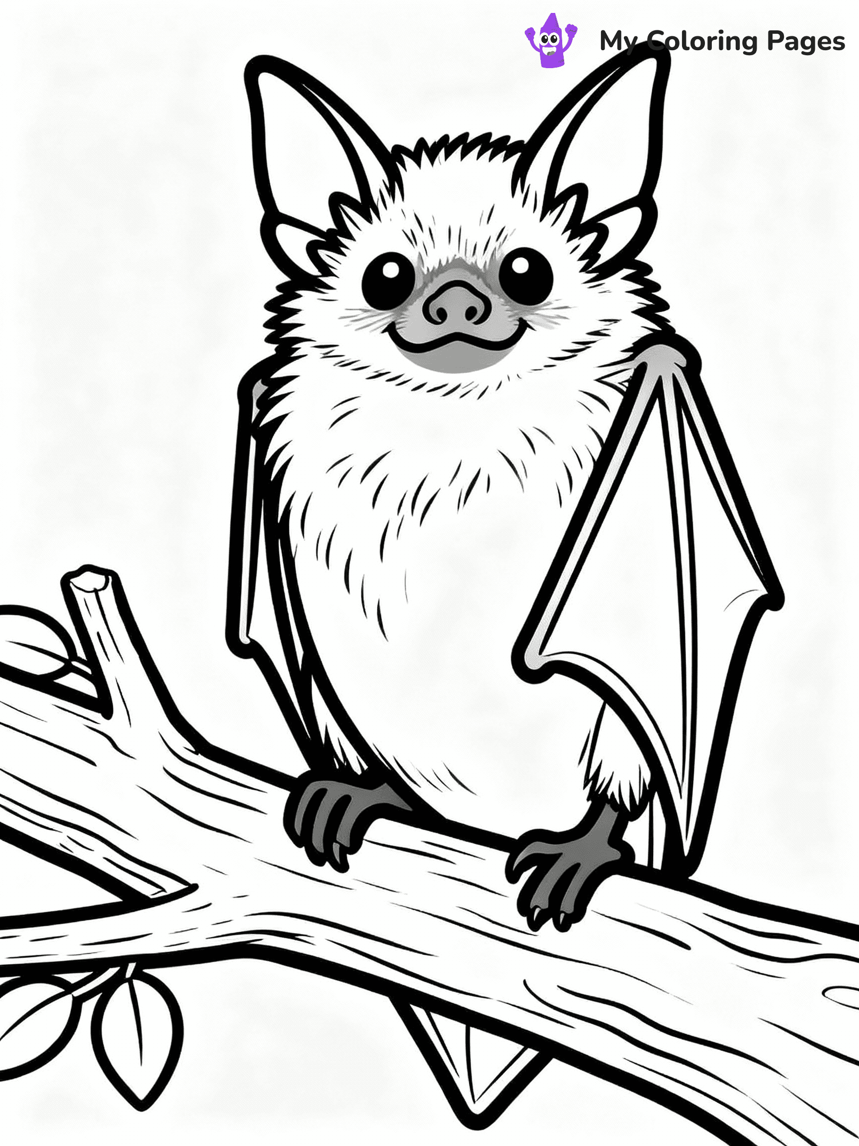 Bat Coloring Pages - 2