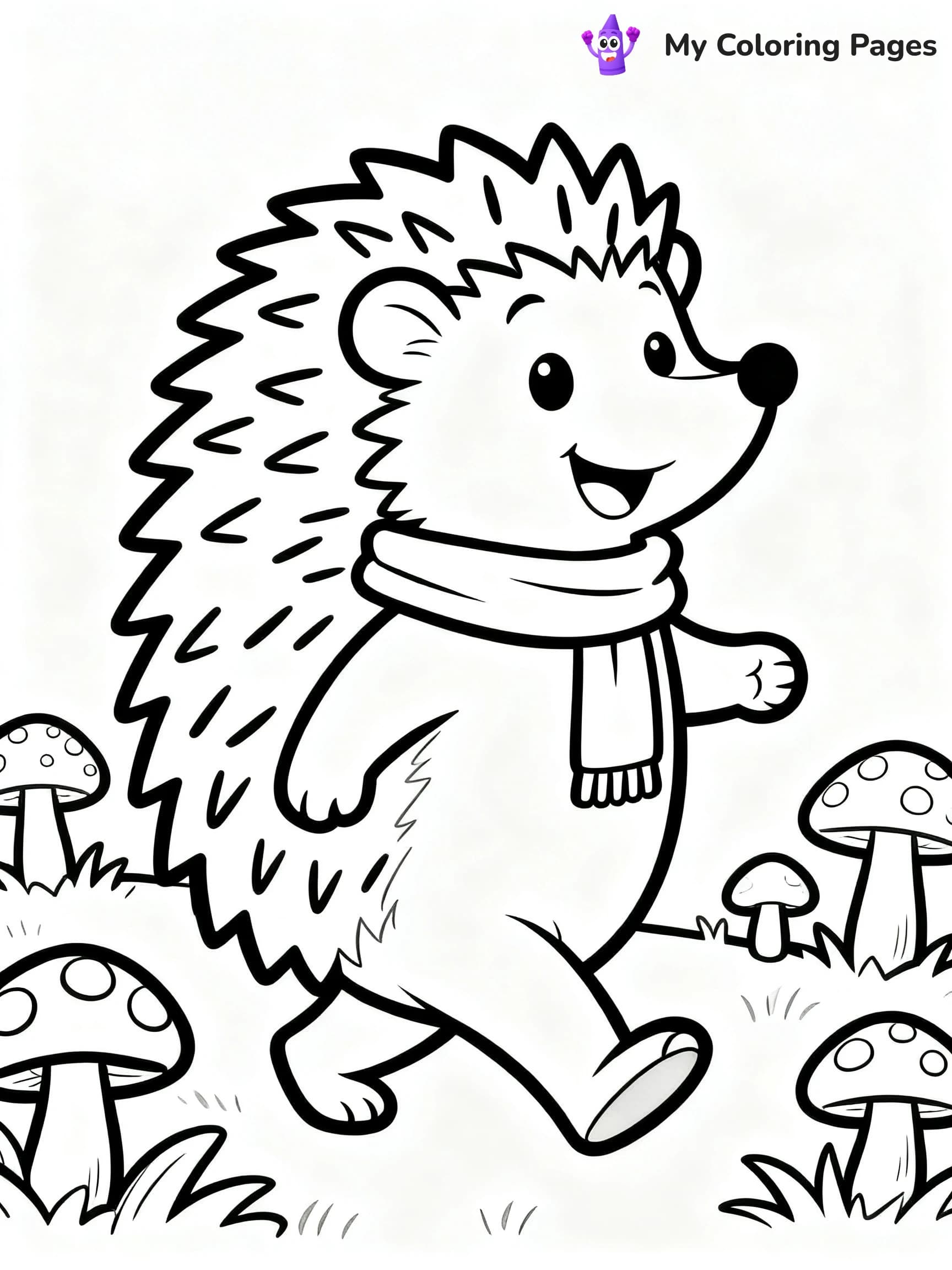 Cute September Coloring Pages - 1