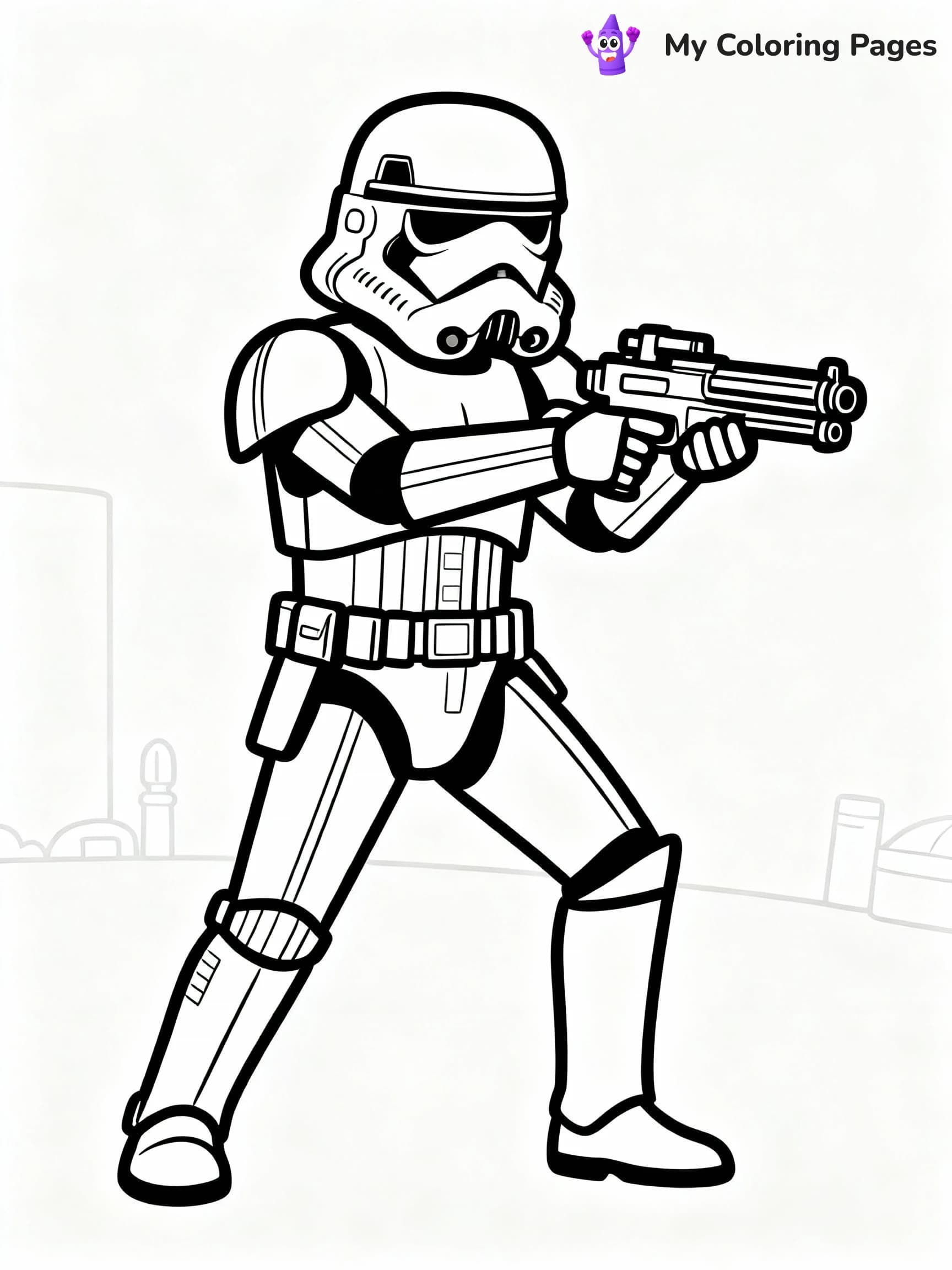 Storm Trooper Coloring Pages - 24