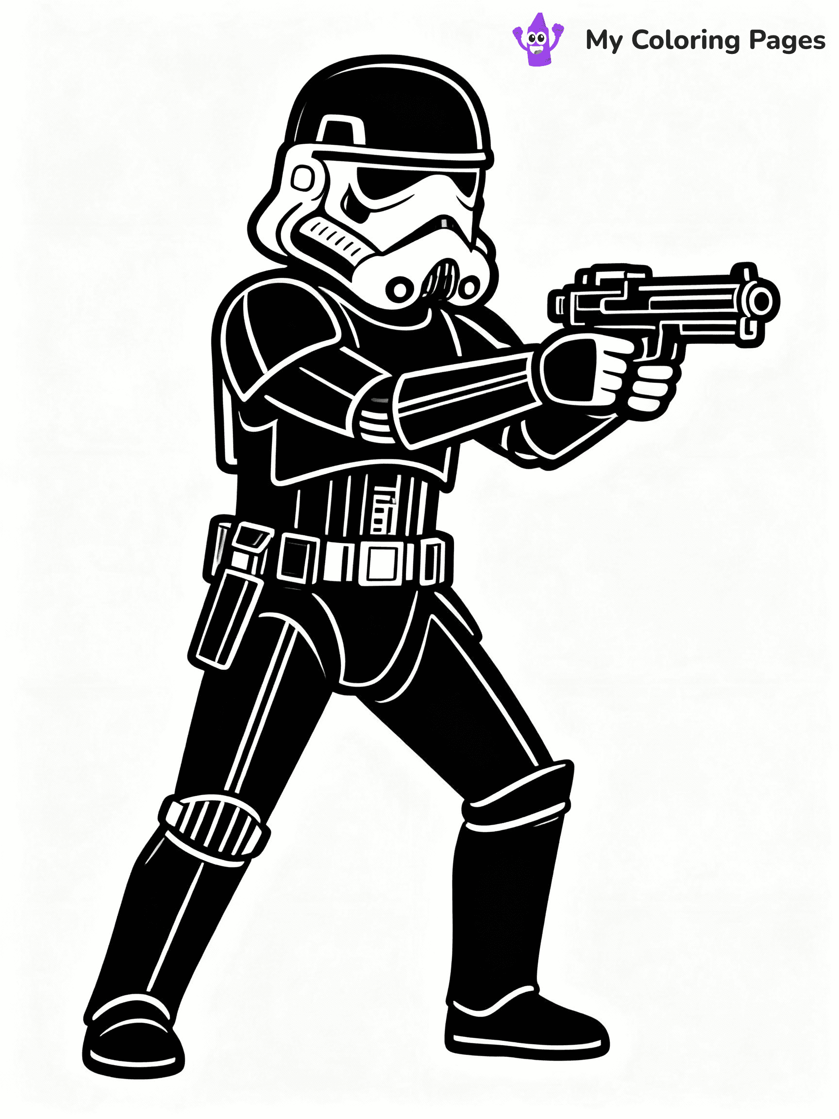 Storm Trooper Coloring Pages - 21