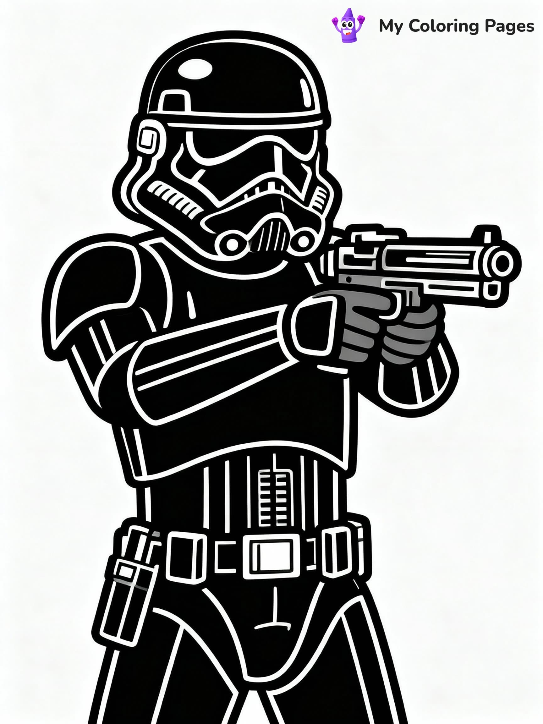 Storm Trooper Coloring Pages - 19