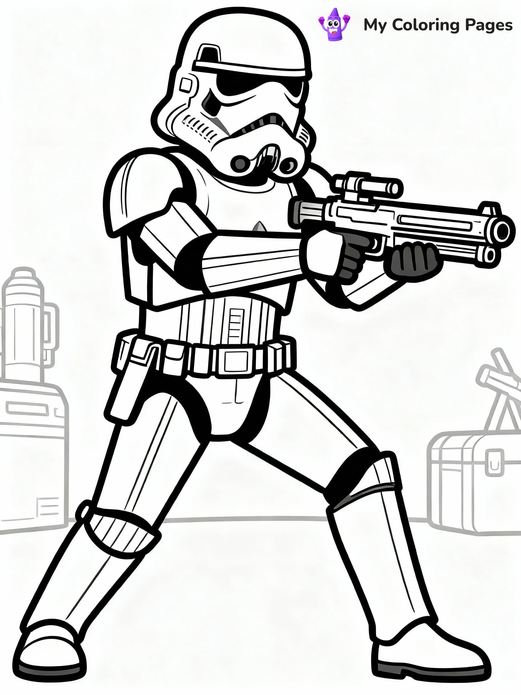 Storm Trooper Coloring Pages - 17