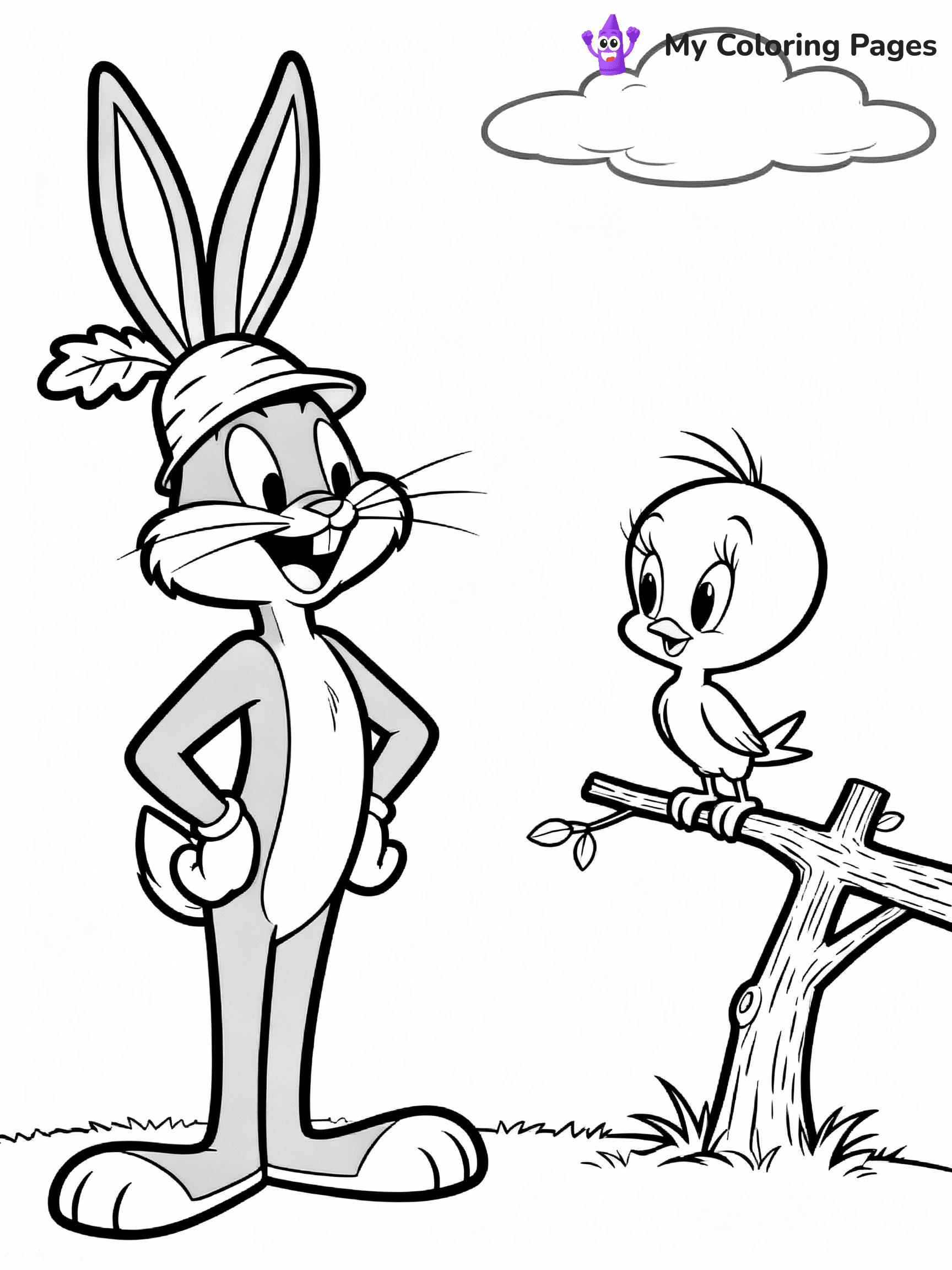 Looney Tunes Coloring Pages - 1