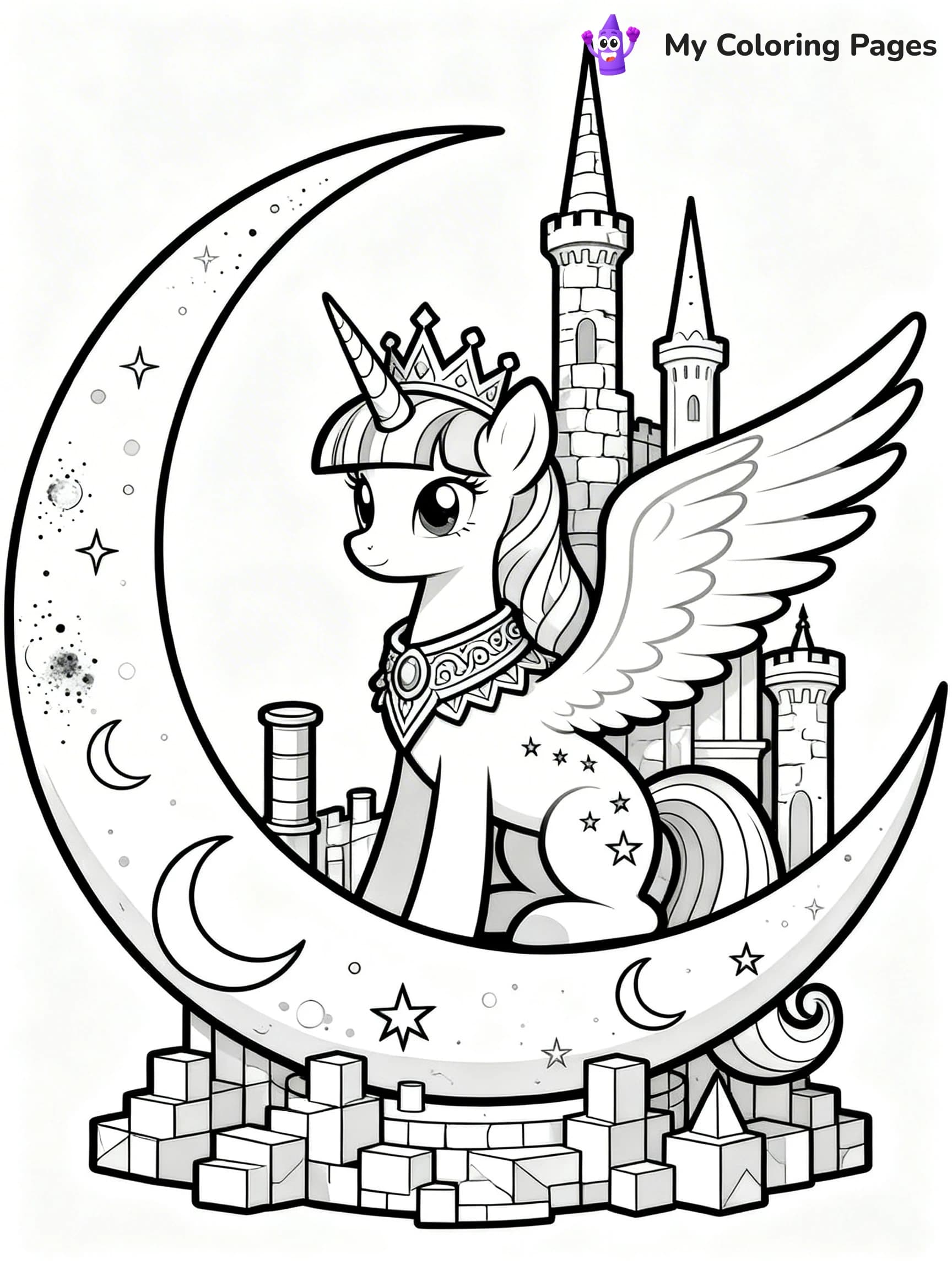 Princess Luna Coloring Pages - 21