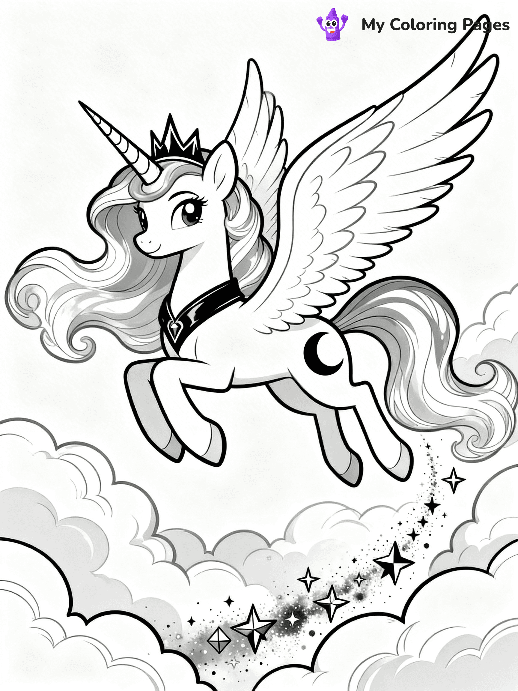 Princess Luna Coloring Pages - 20