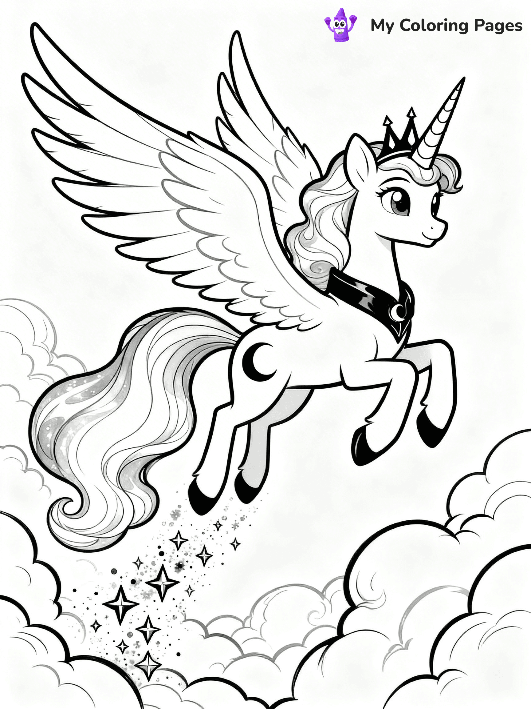 Princess Luna Coloring Pages - 18
