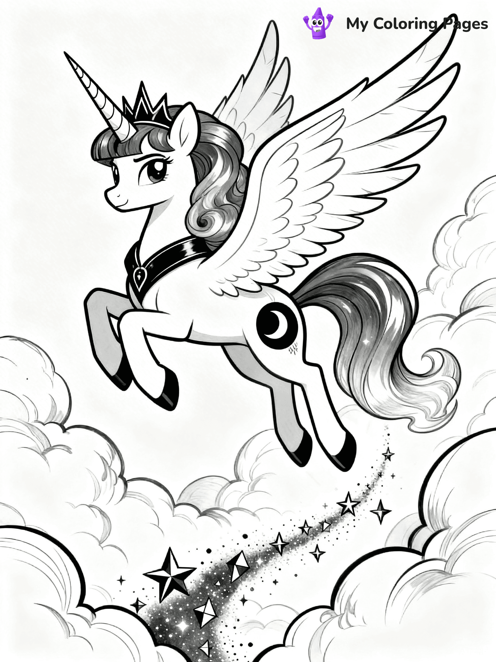 Princess Luna Coloring Pages - 17