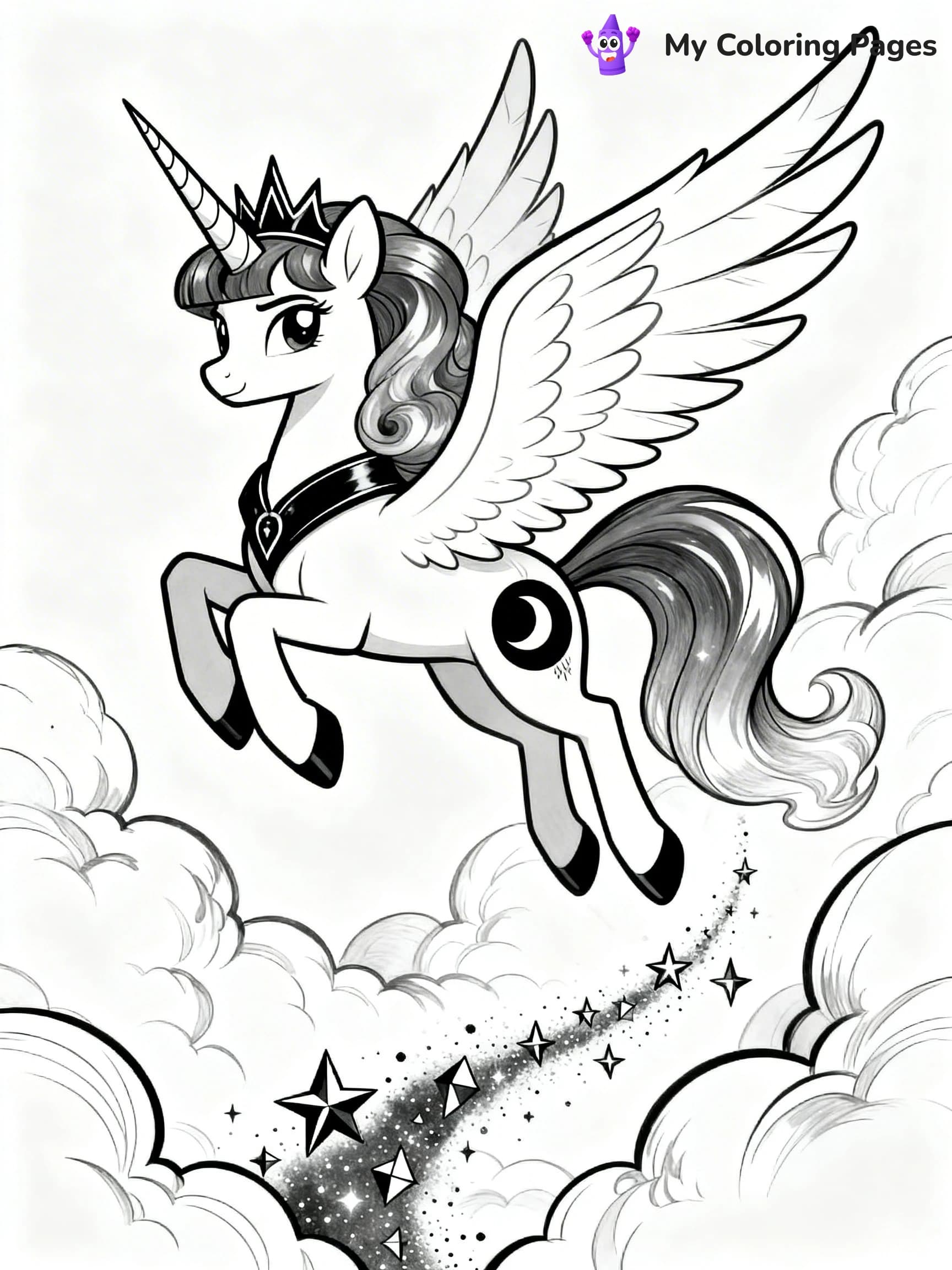 Princess Luna Coloring Pages - 17
