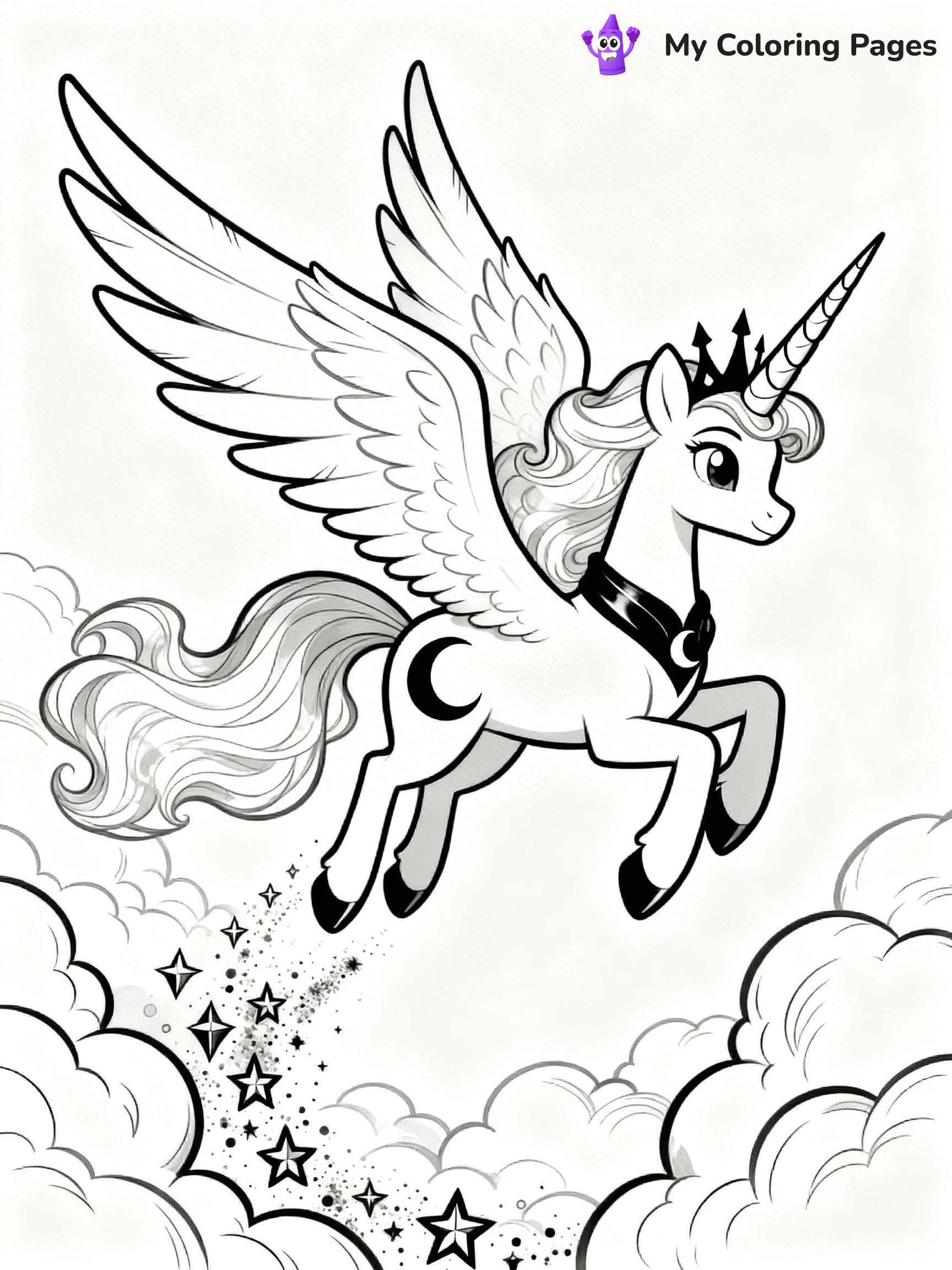 Princess Luna Coloring Pages - 14