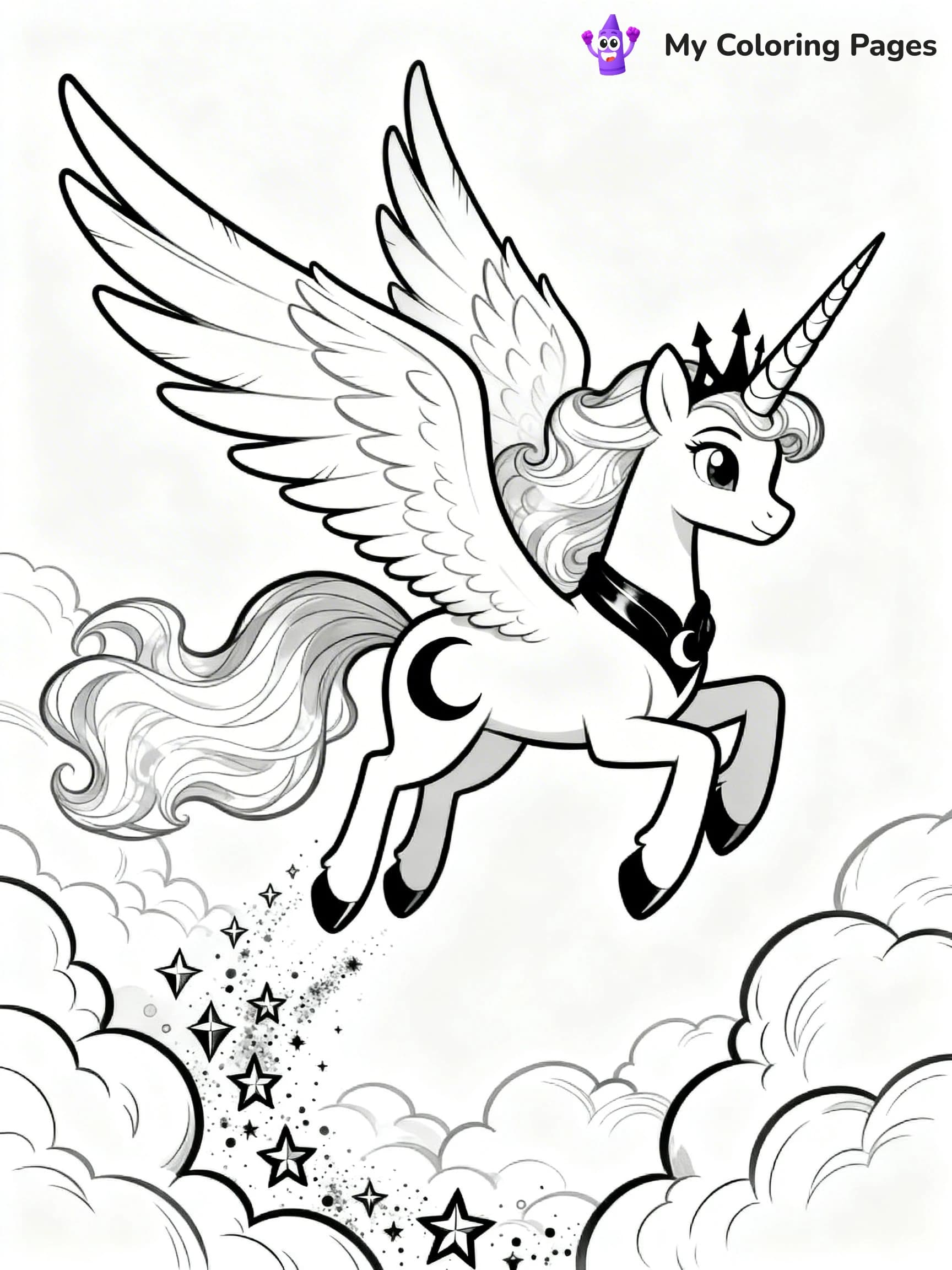 Princess Luna Coloring Pages - 14