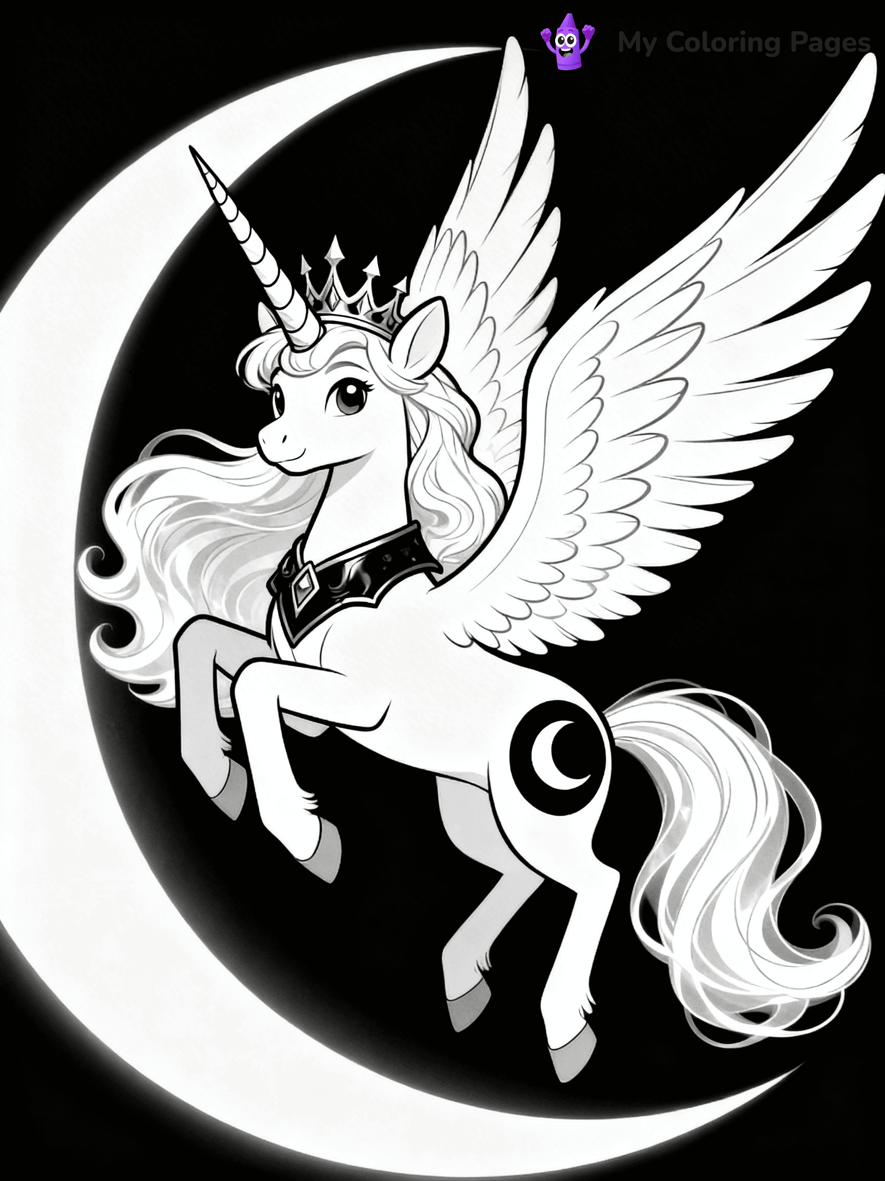 Princess Luna Coloring Pages - 10