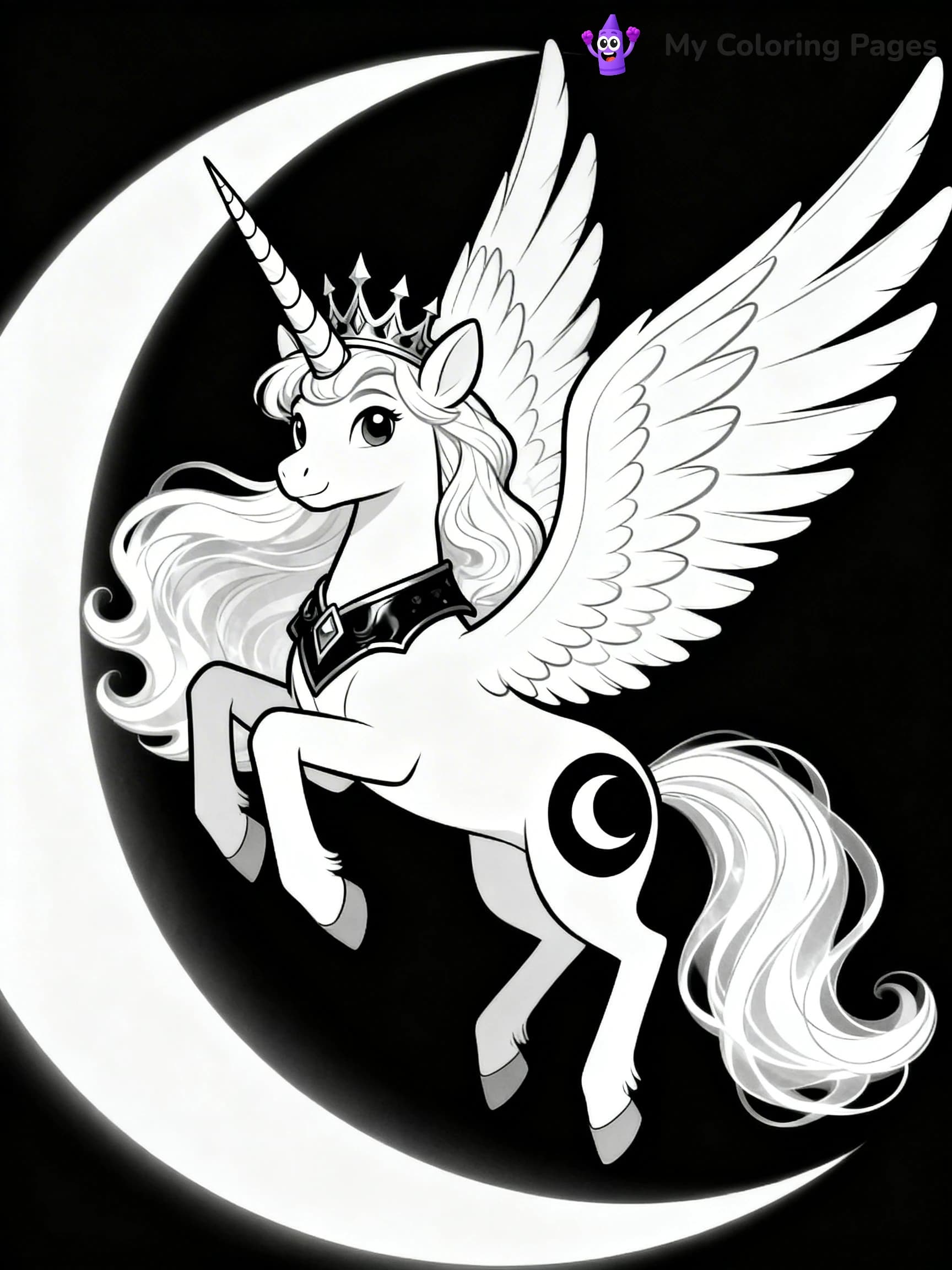 Princess Luna Coloring Pages - 10
