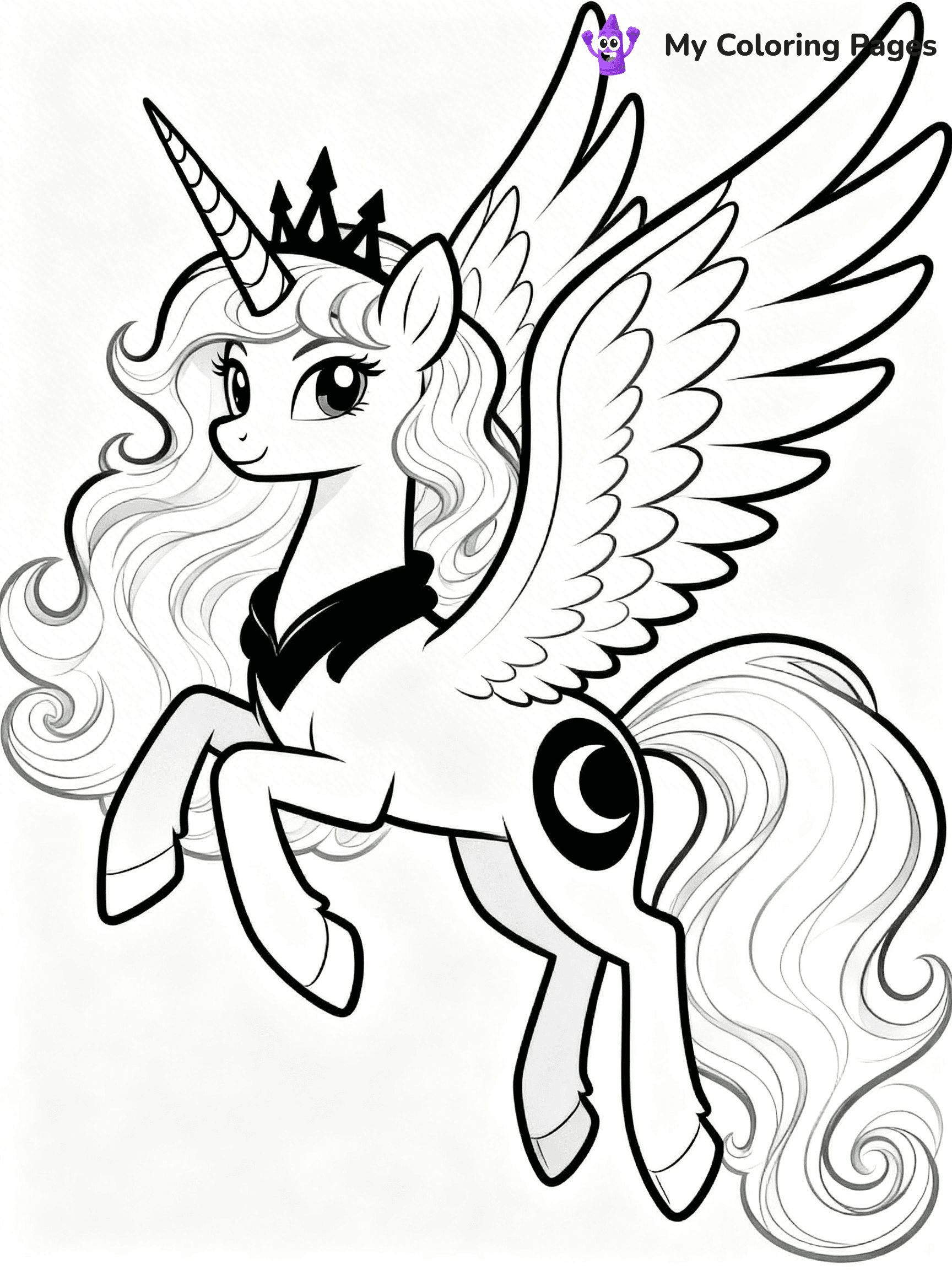 Princess Luna Coloring Pages - 5