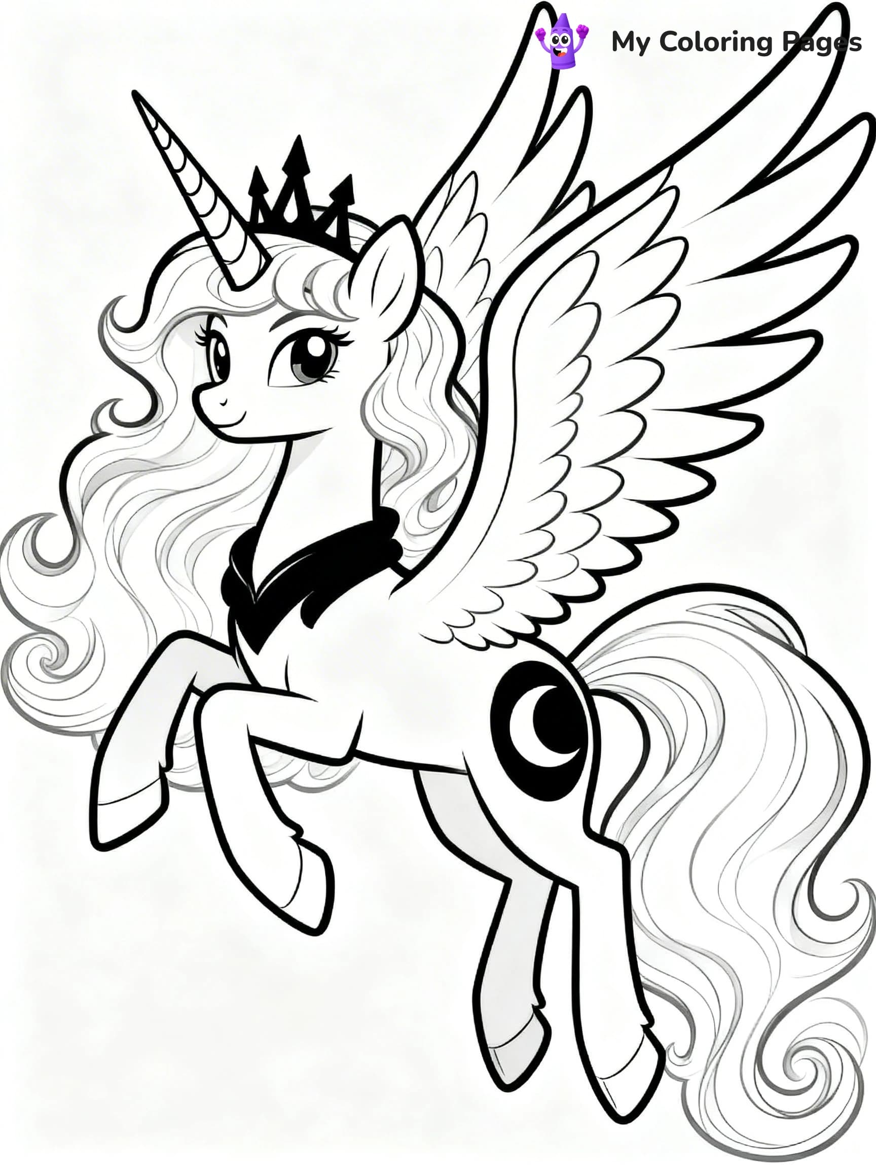 Princess Luna Coloring Pages - 5