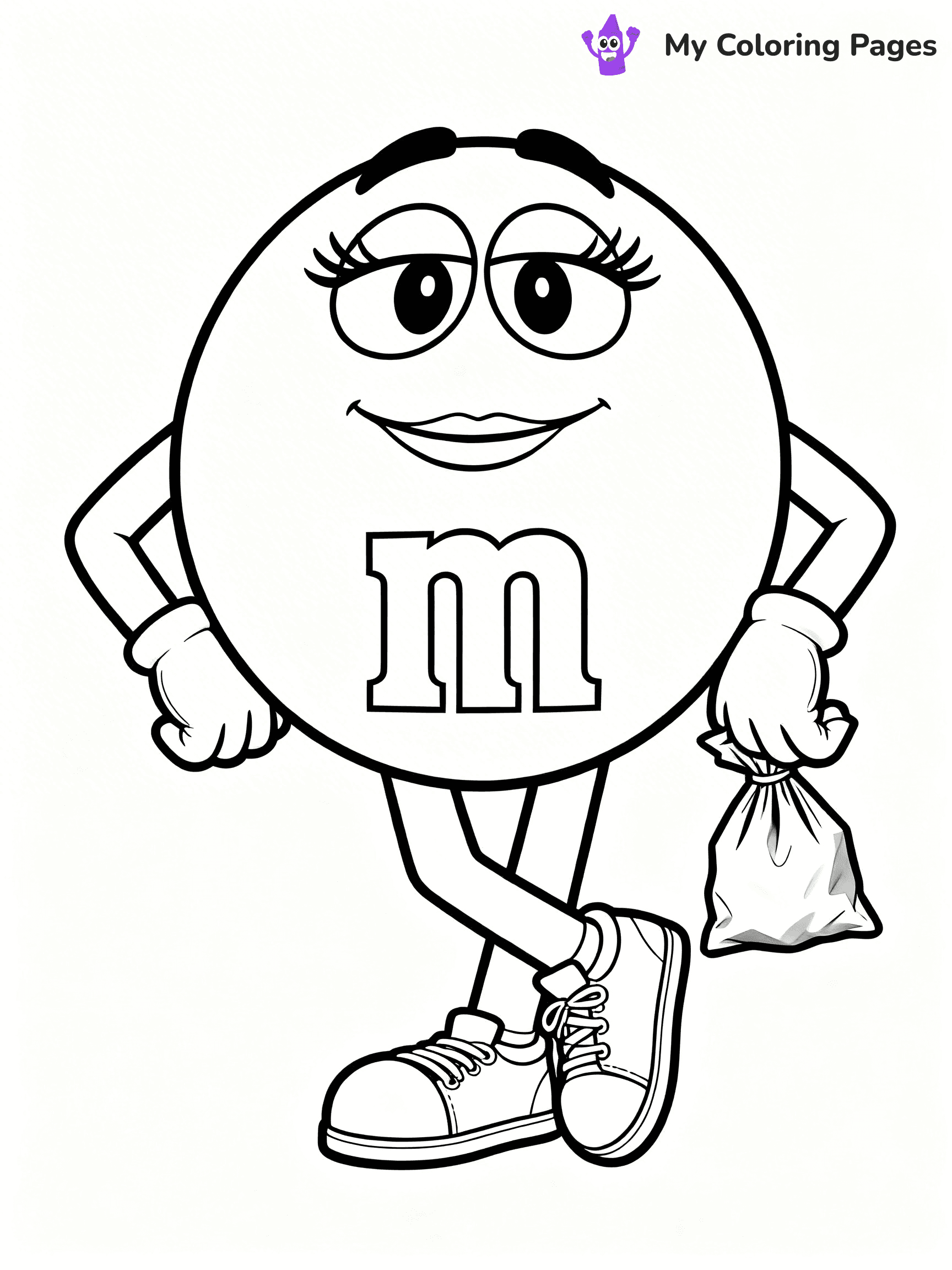 M&M Coloring Pages - 26