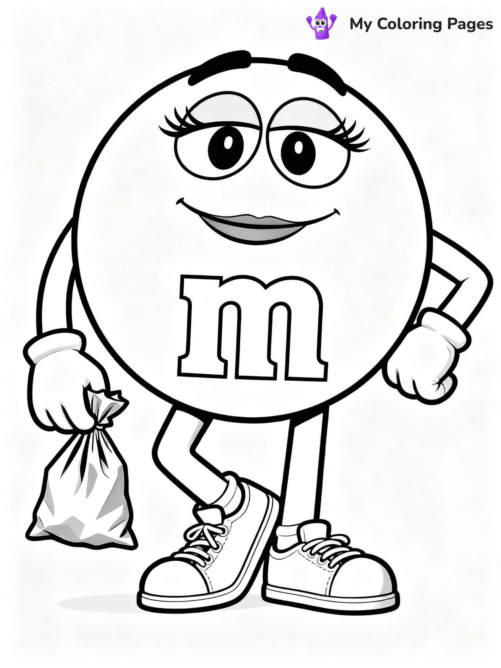 M&M Coloring Pages - 25