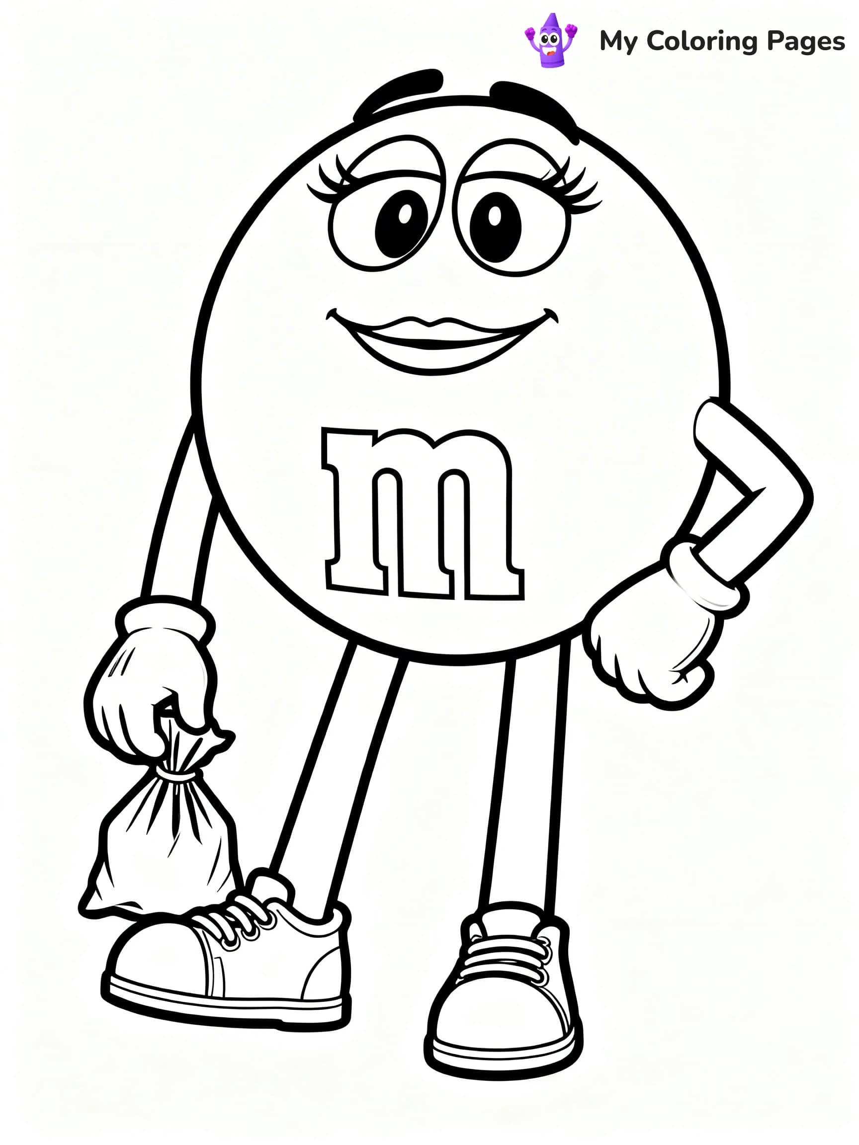 M&M Coloring Pages - 23