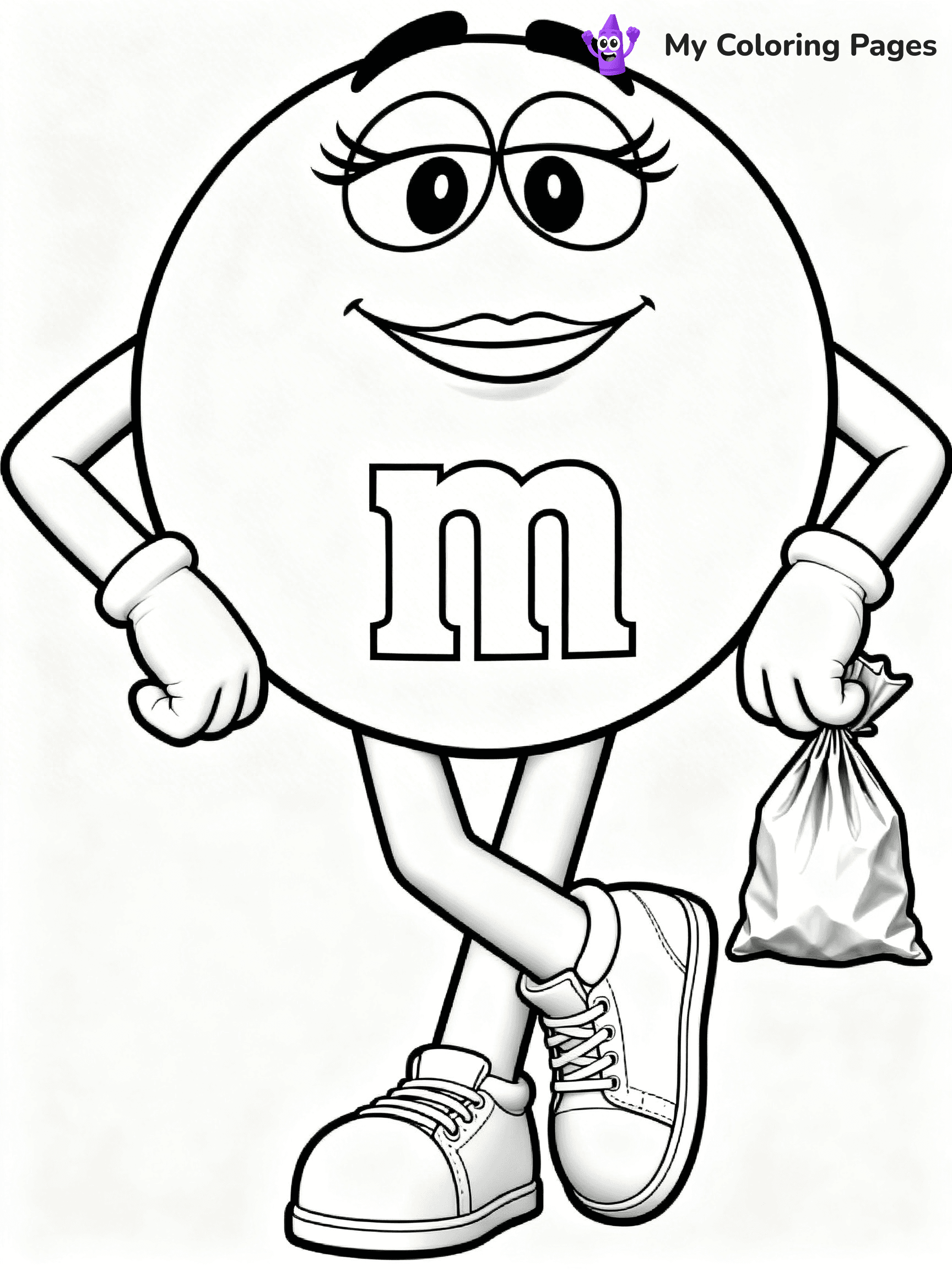 M&M Coloring Pages - 22