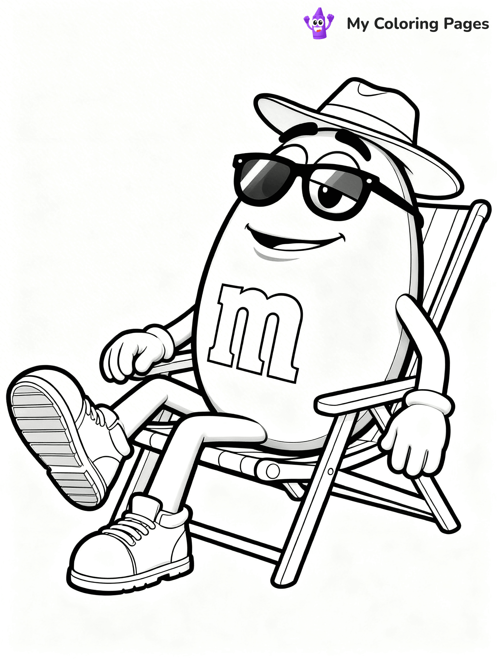 M&M Coloring Pages - 18