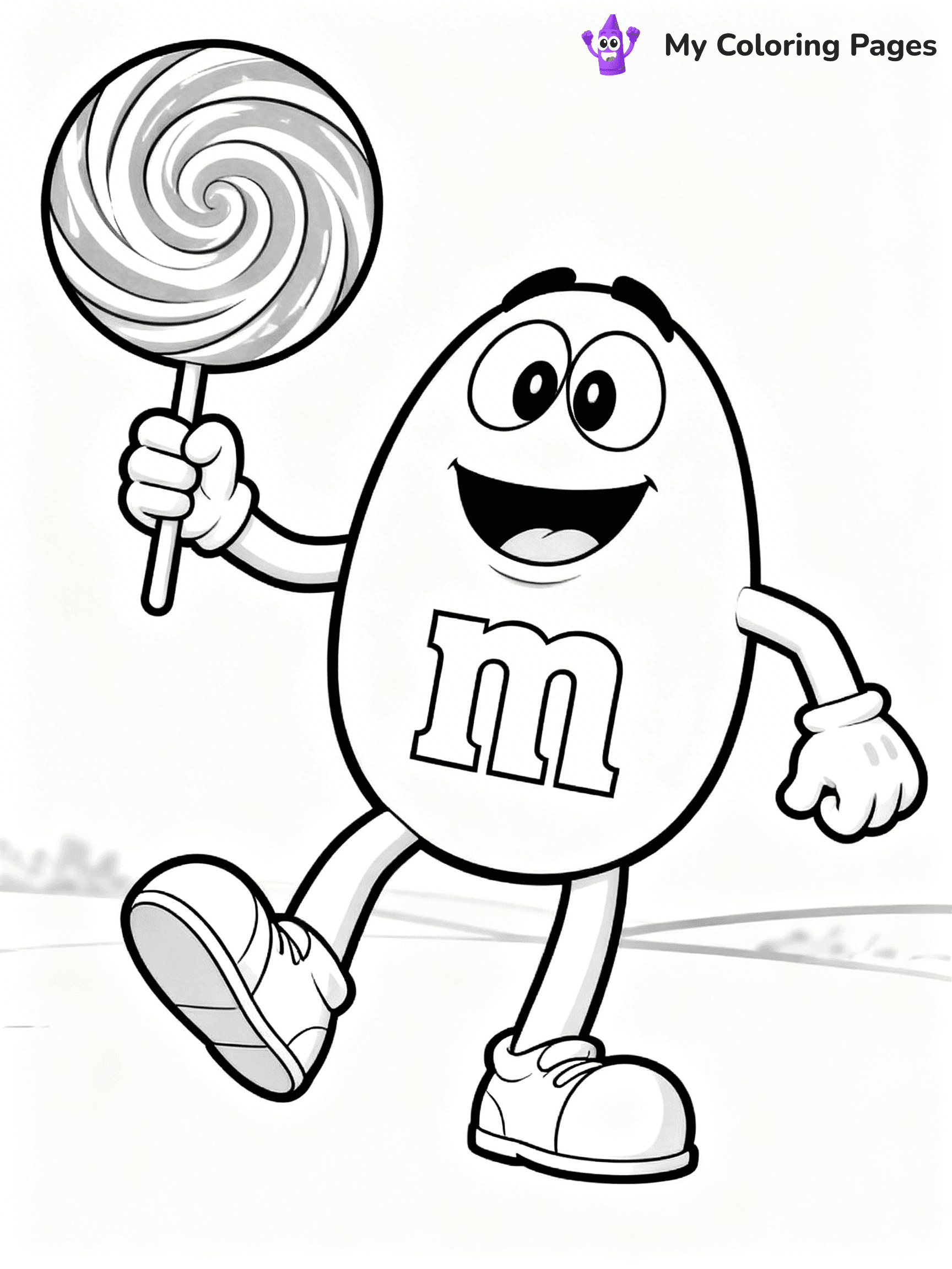 M&M Coloring Pages - 14