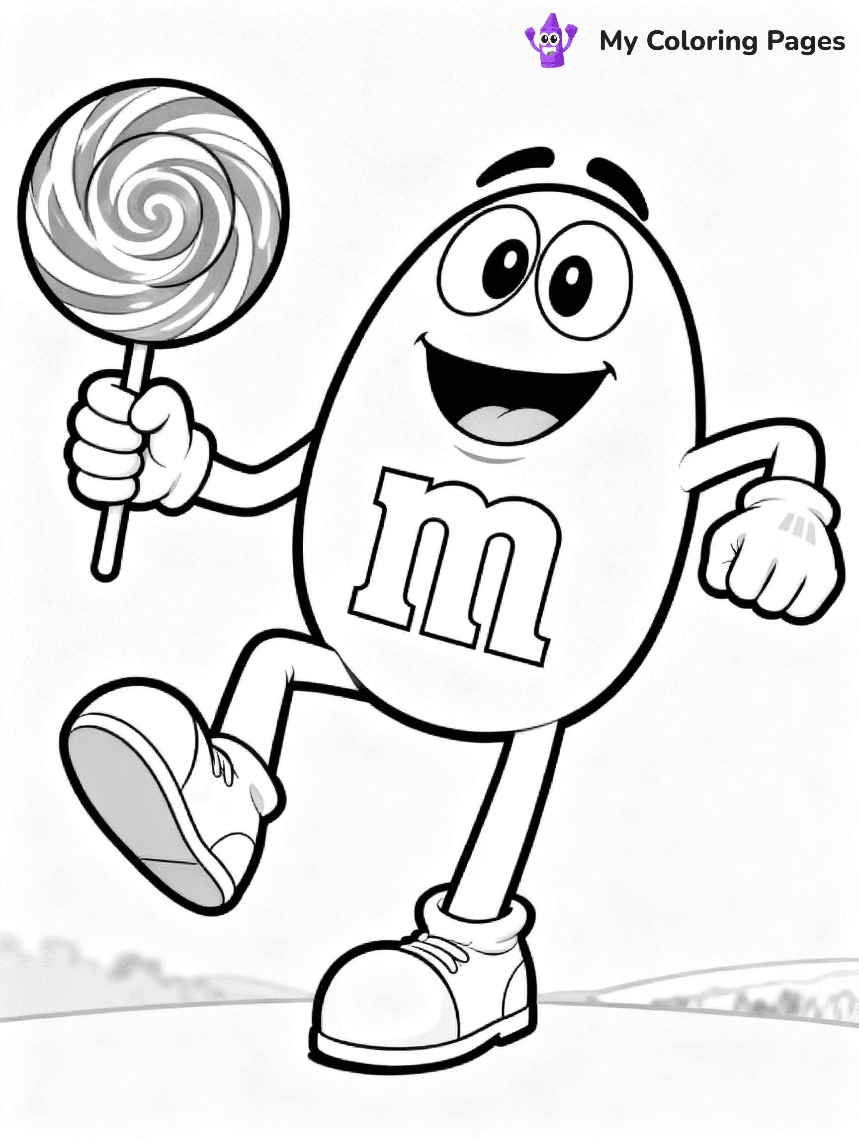 M&M Coloring Pages - 13