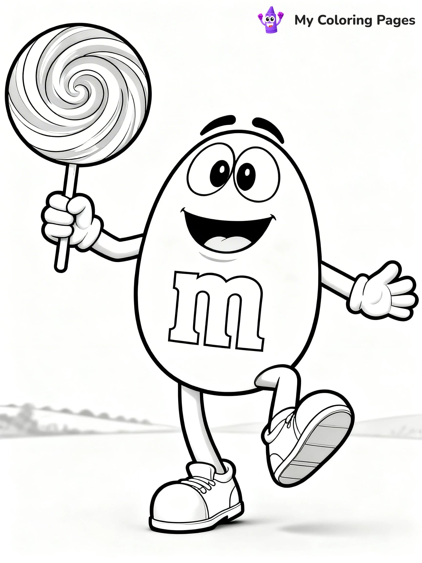M&M Coloring Pages - 11
