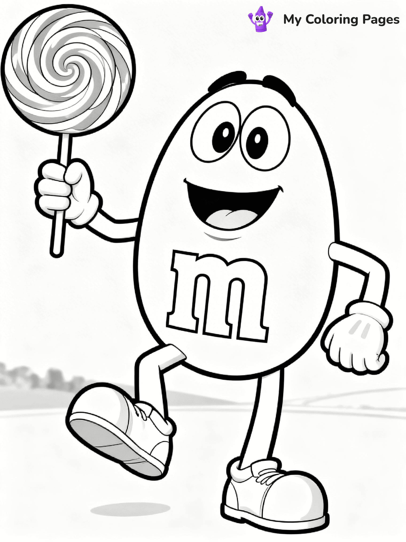 M&M Coloring Pages - 8