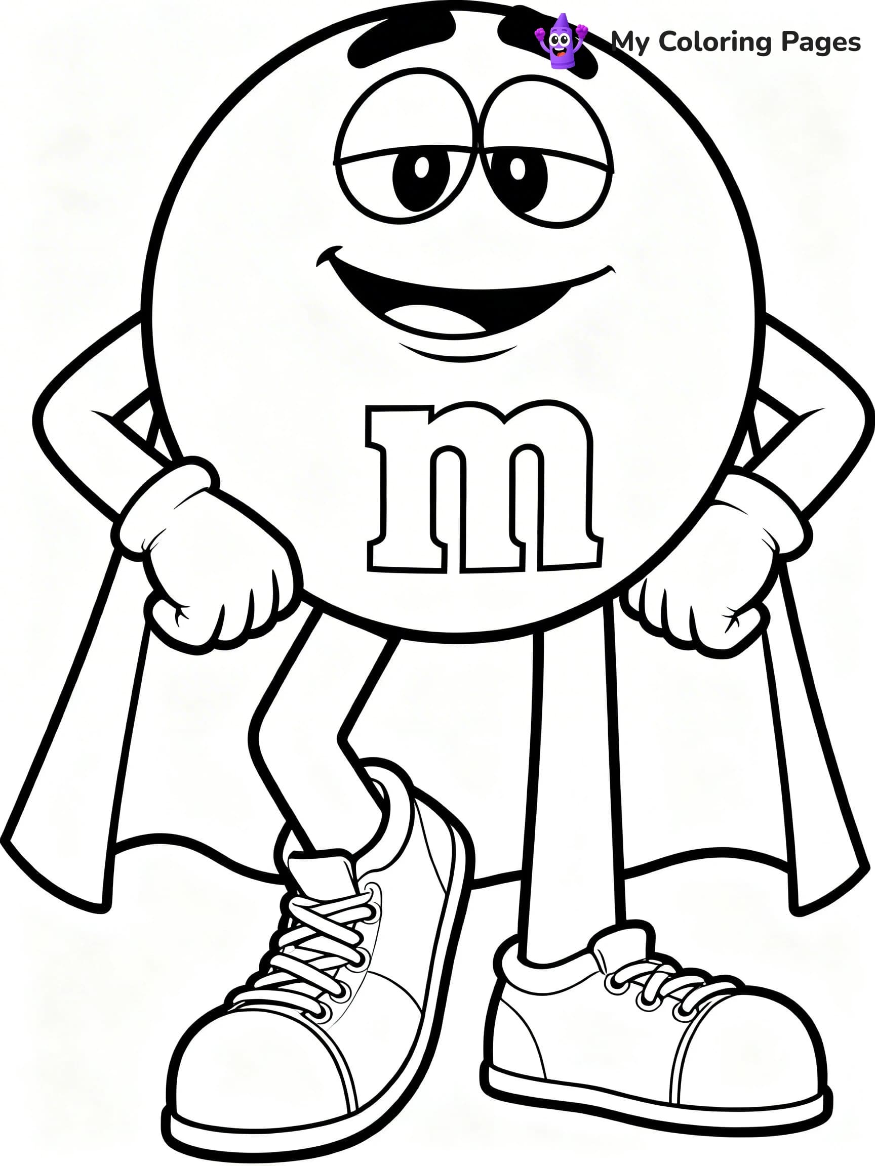 M&M Coloring Pages - 5