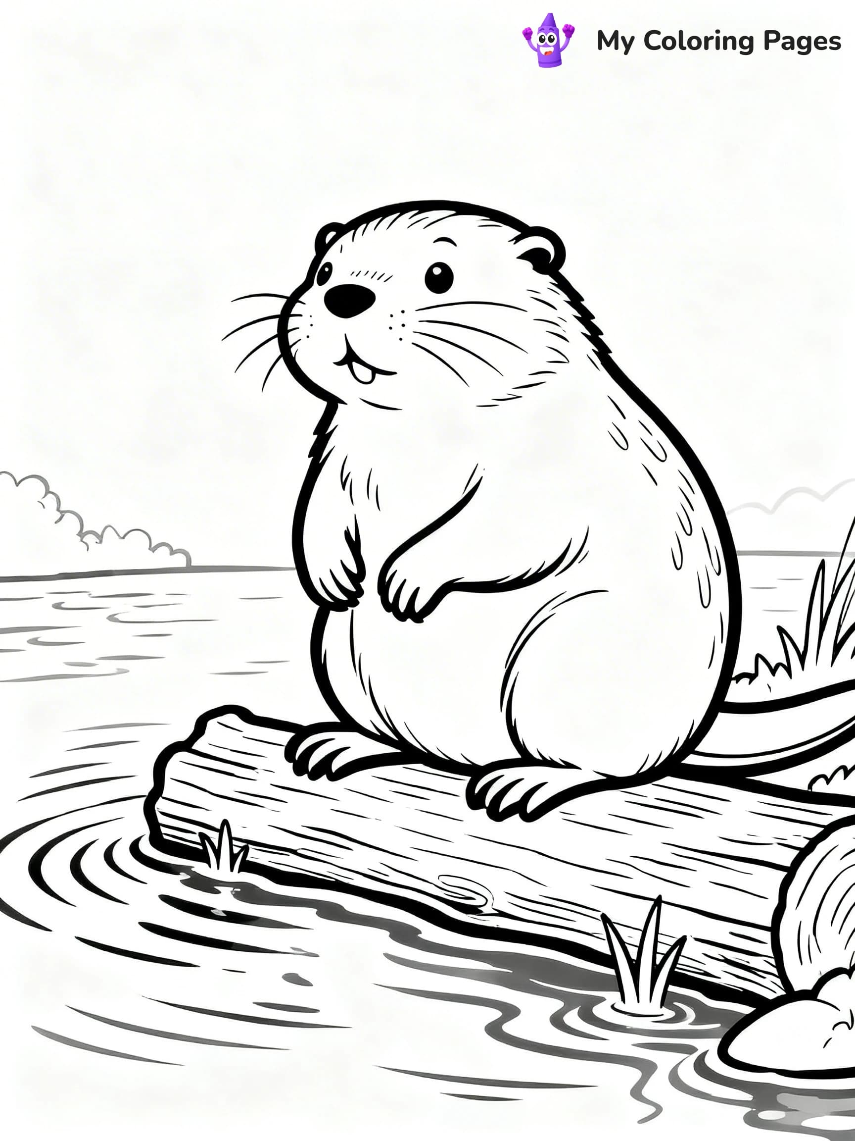Beaver Coloring Pages - 18