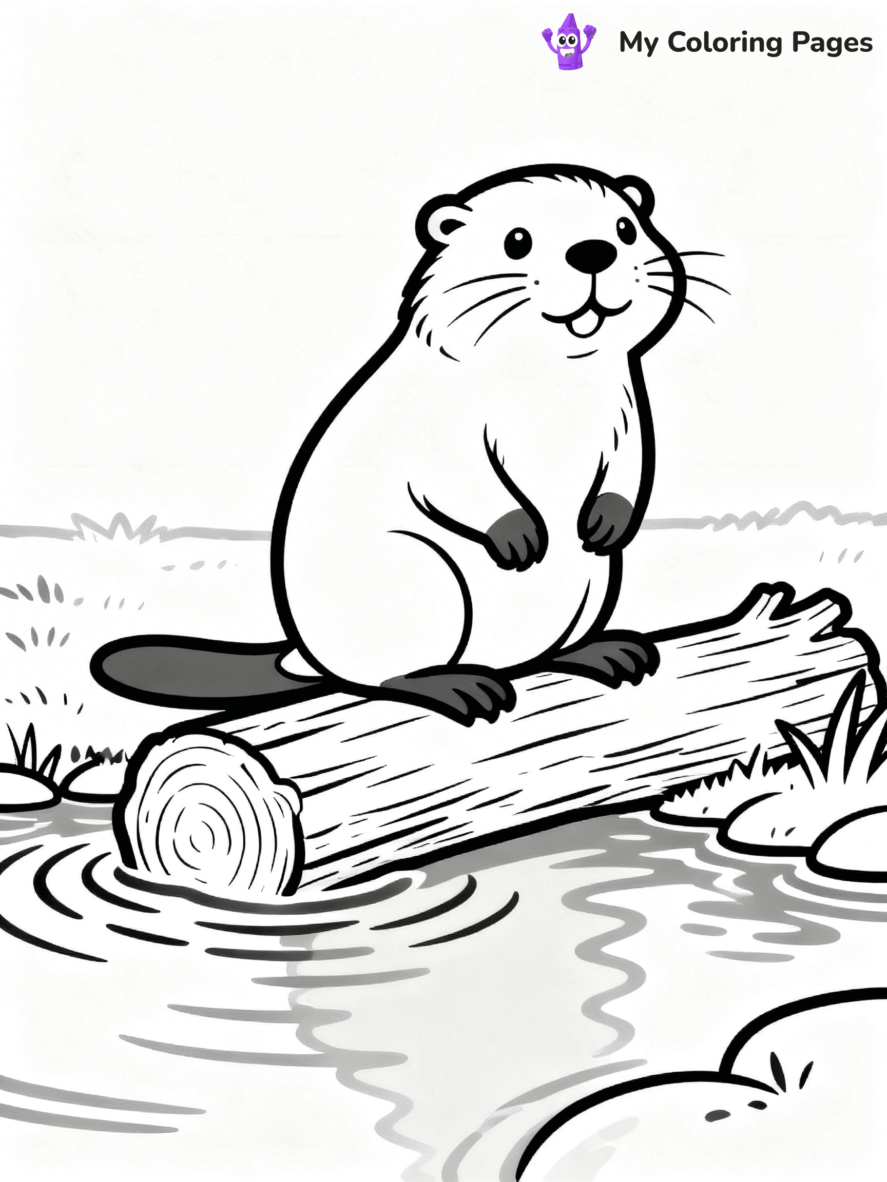 Beaver Coloring Pages - 17