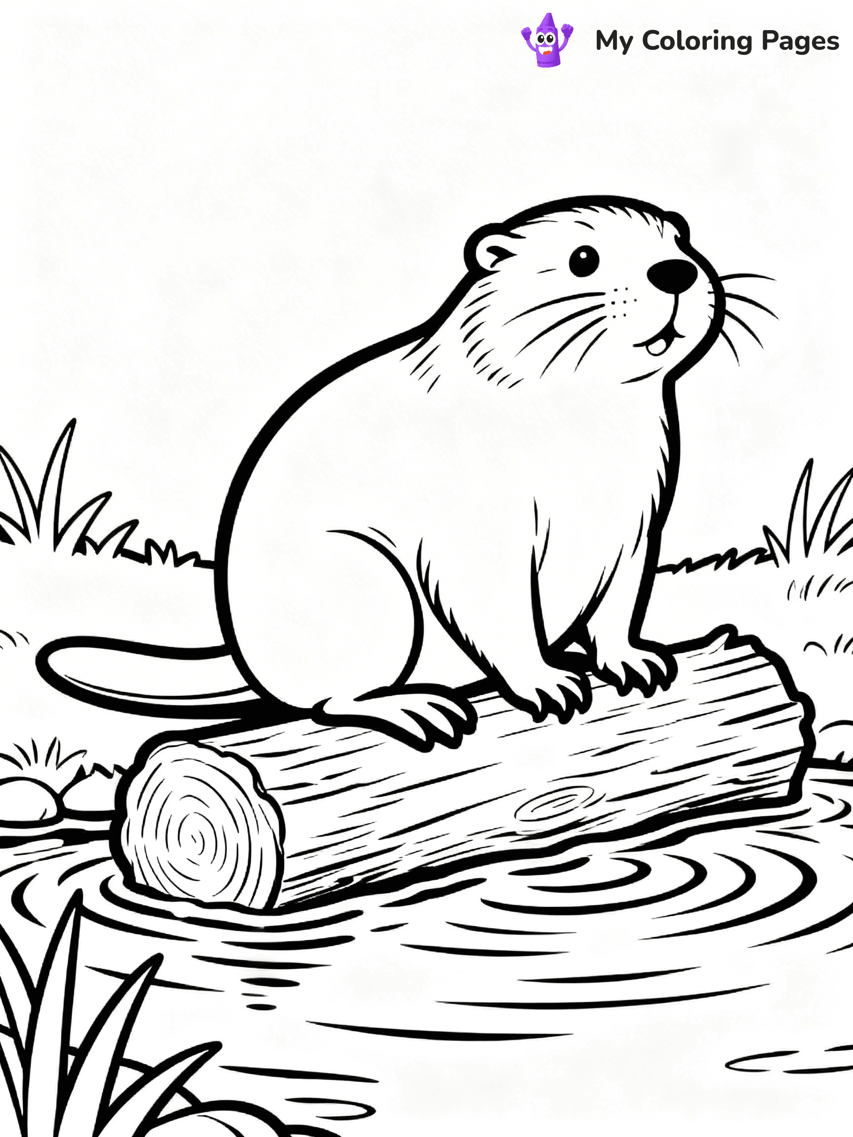Beaver Coloring Pages - 16