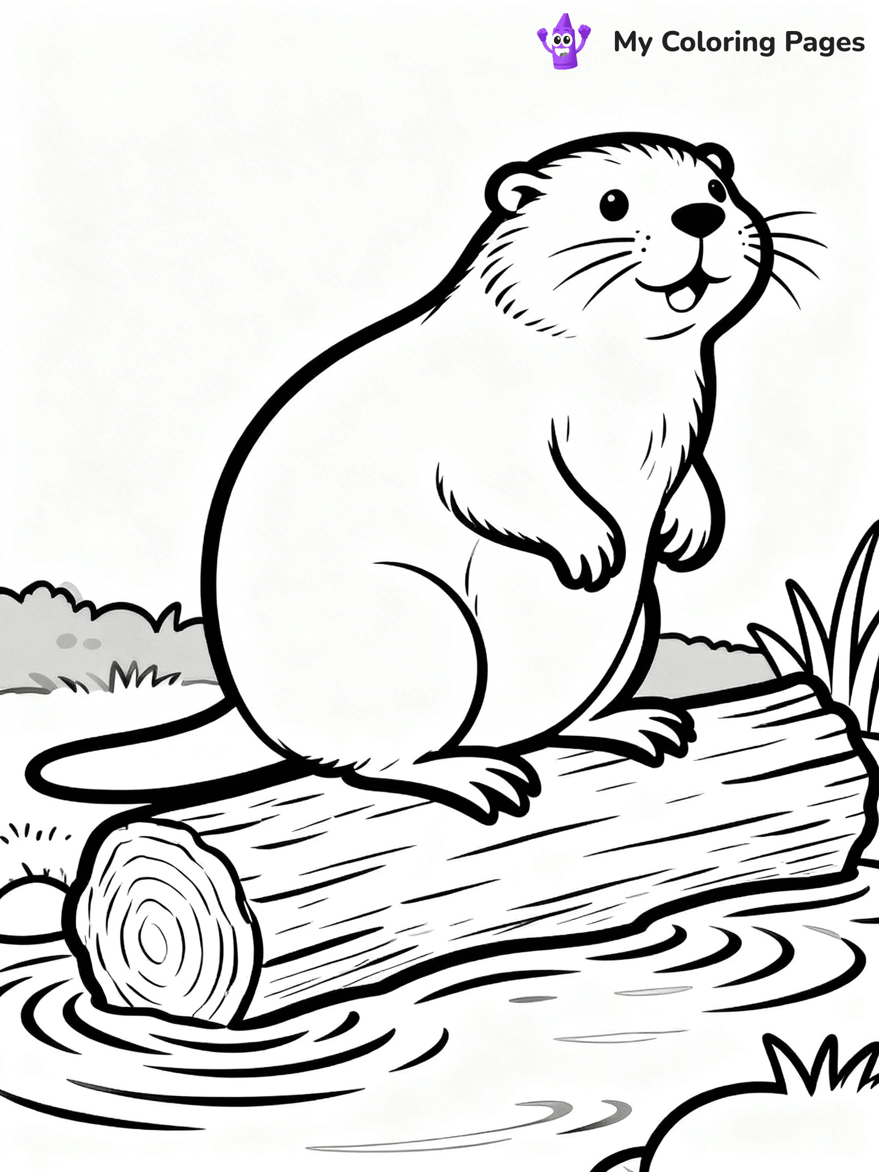 Beaver Coloring Pages - 15