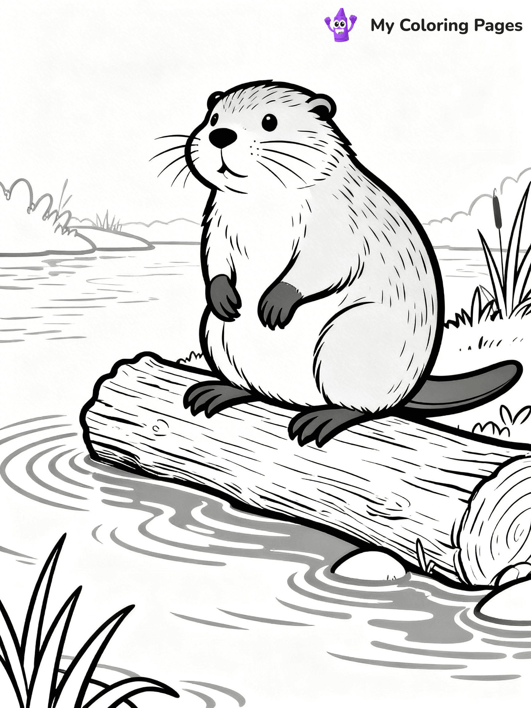 Beaver Coloring Pages - 14