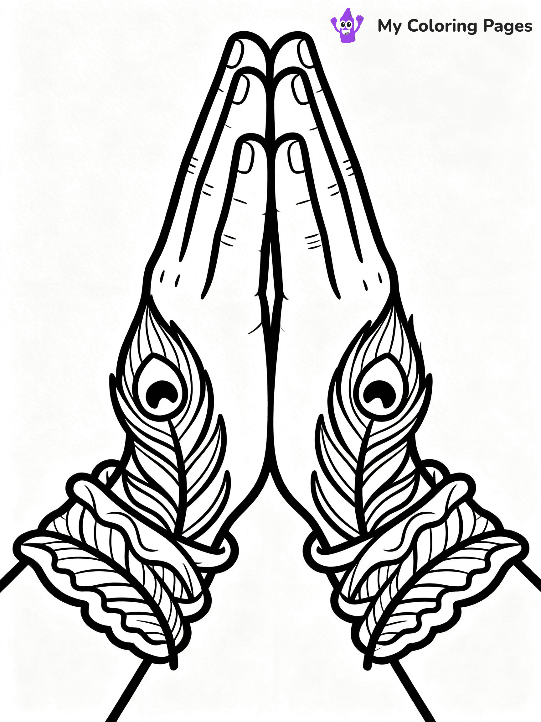 Praying Hands Coloring Pages - 71