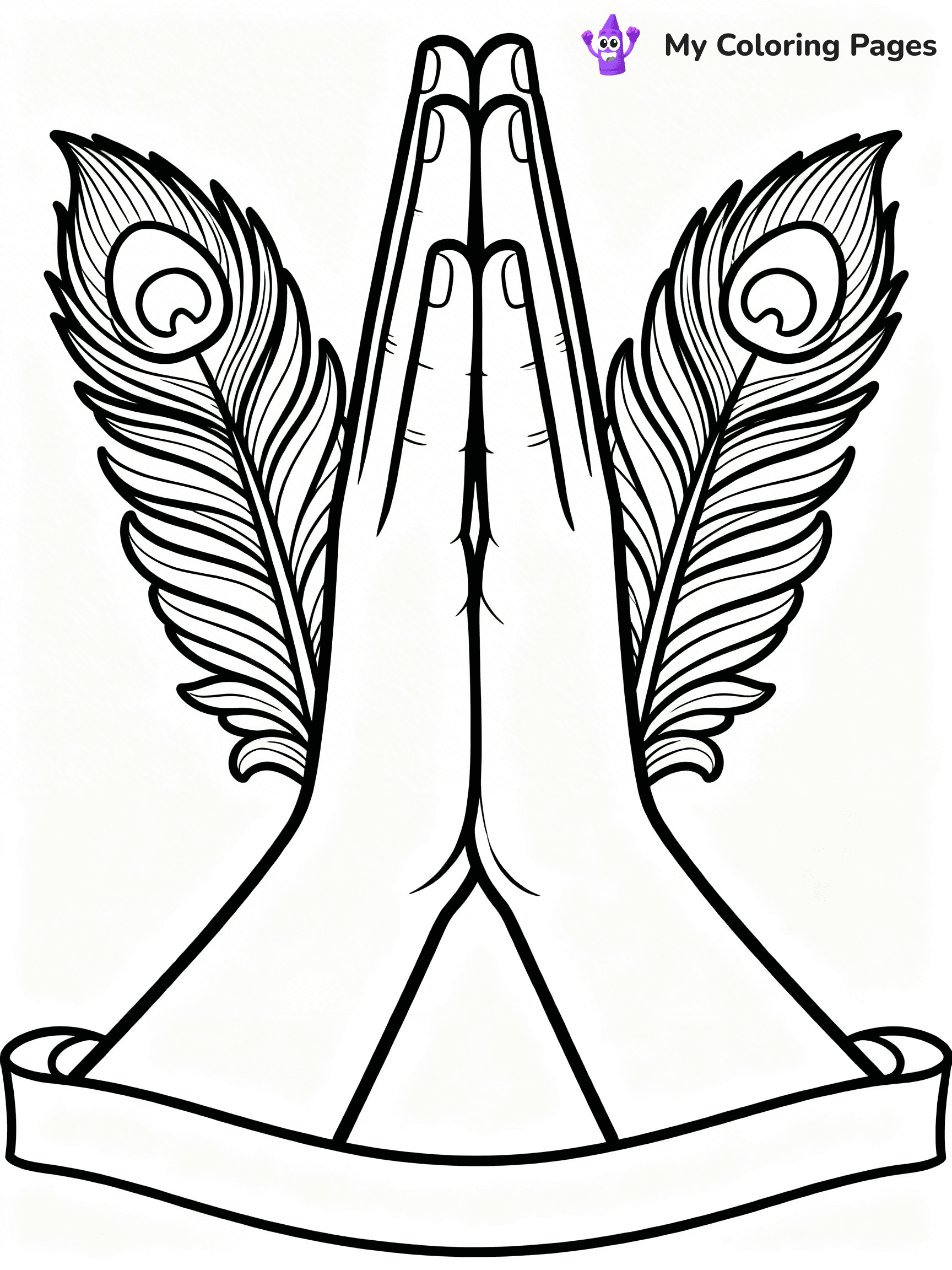 Praying Hands Coloring Pages - 66