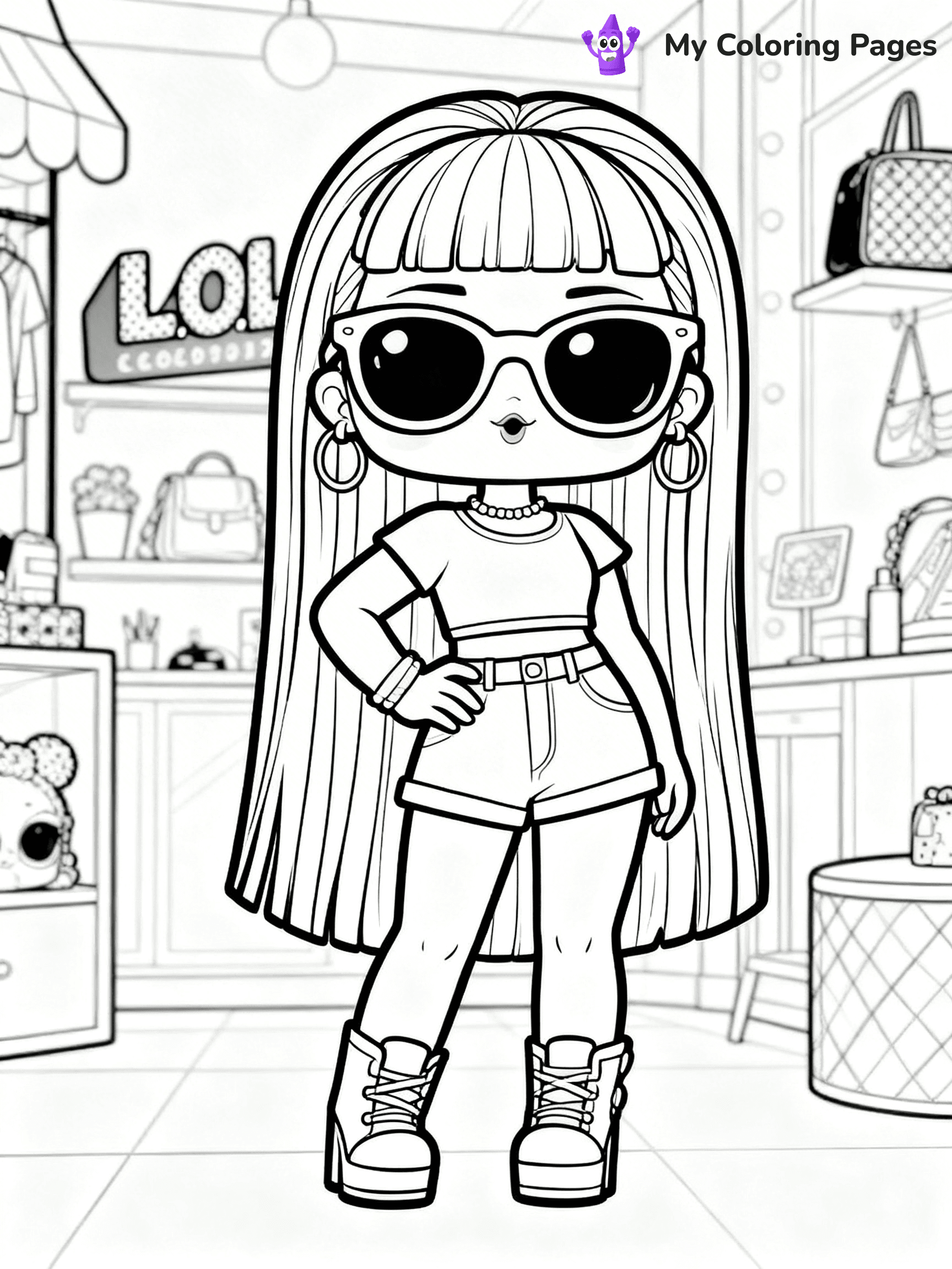 LOL OMG Coloring Pages - 101