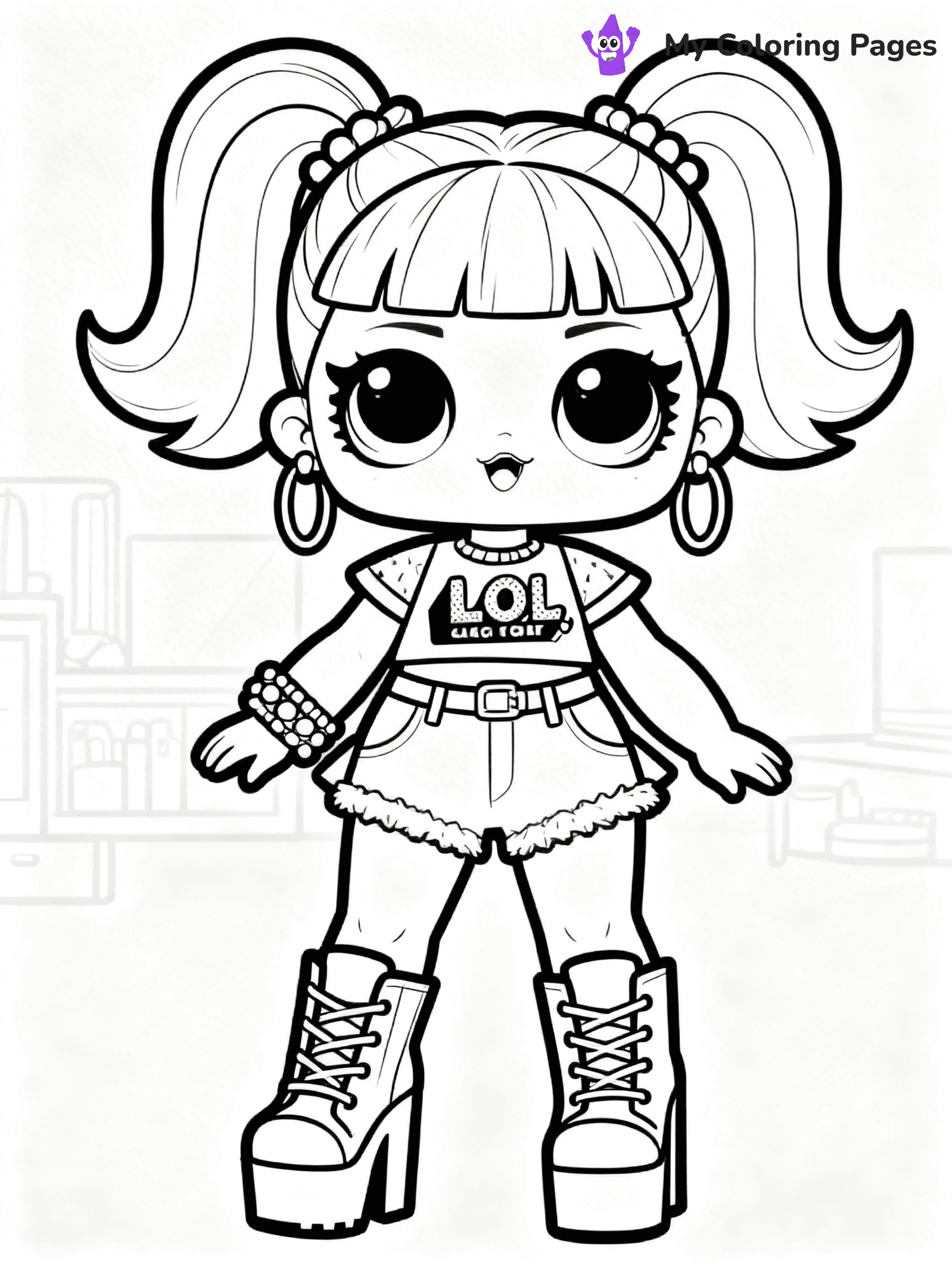 LOL OMG Coloring Pages - 99