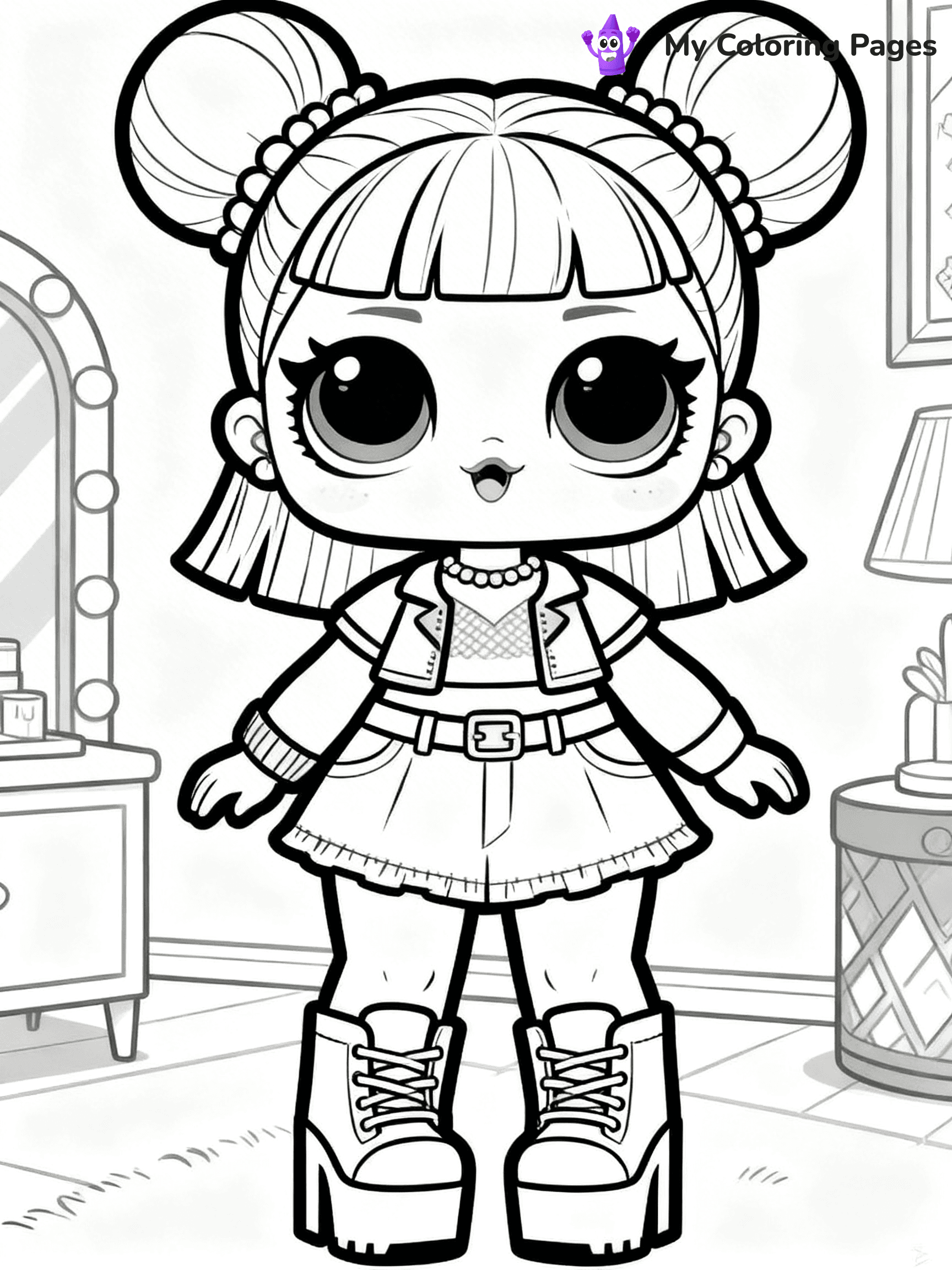 LOL OMG Coloring Pages - 95