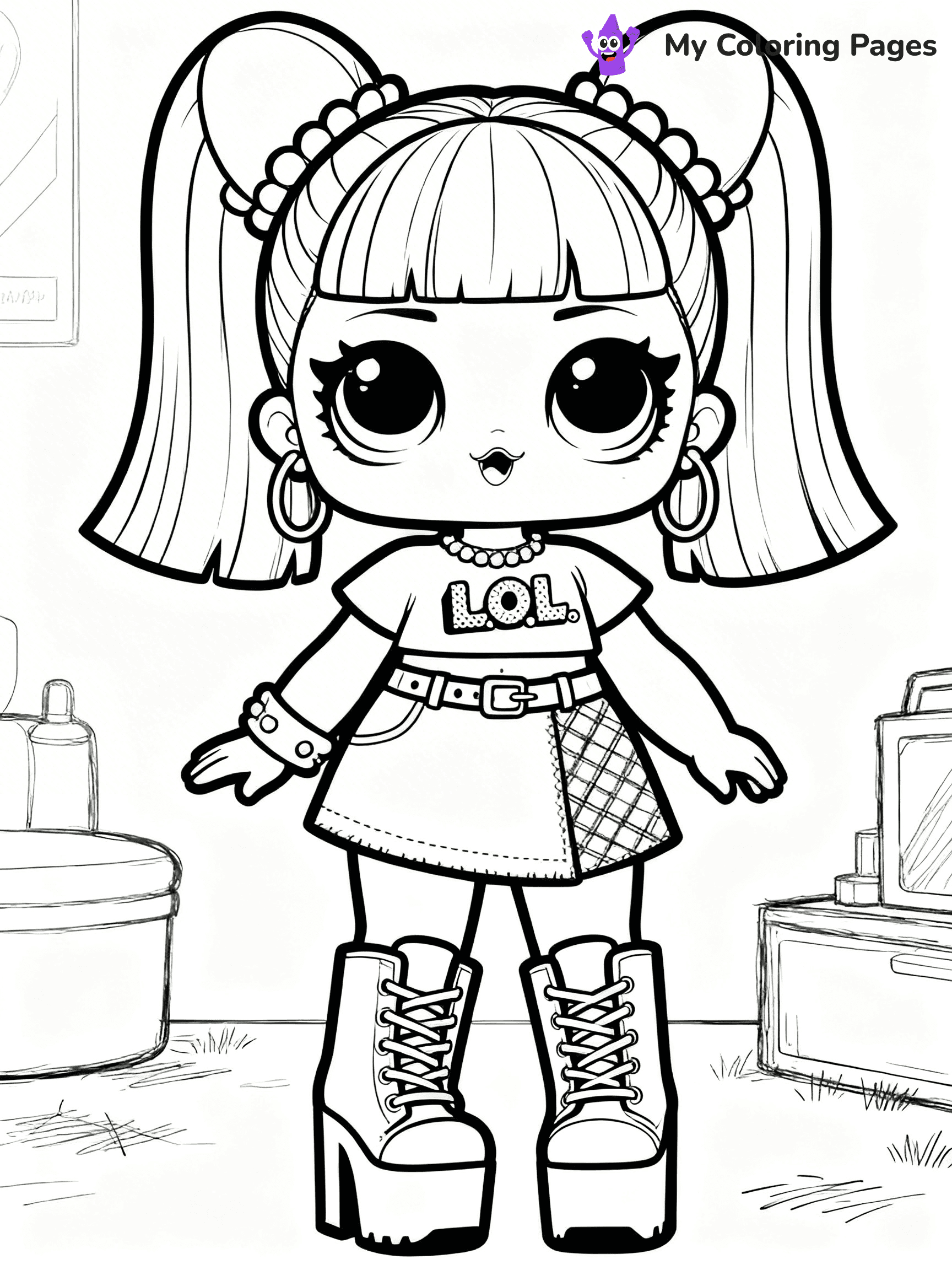 LOL OMG Coloring Pages - 93