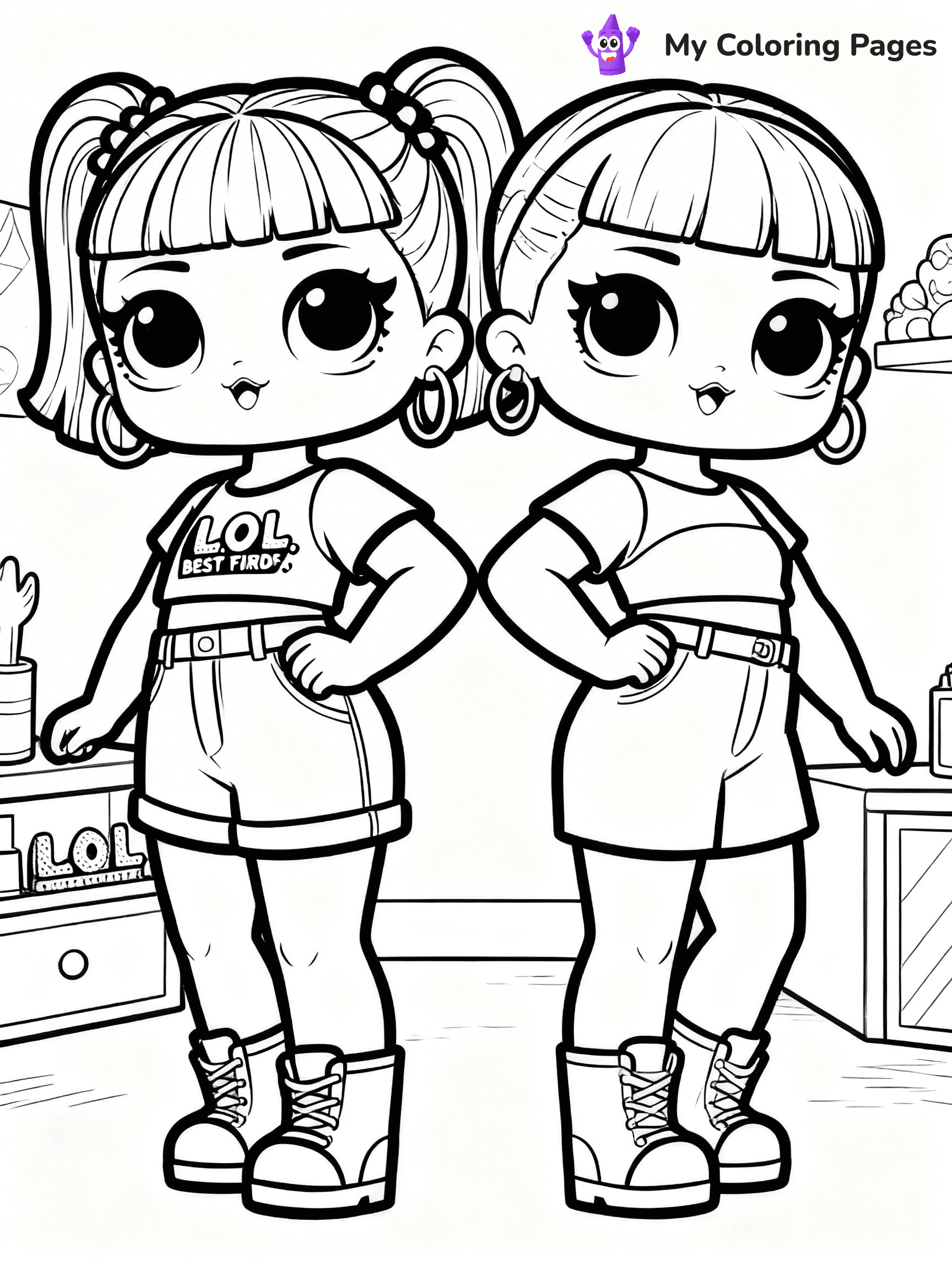 LOL OMG Coloring Pages - 83