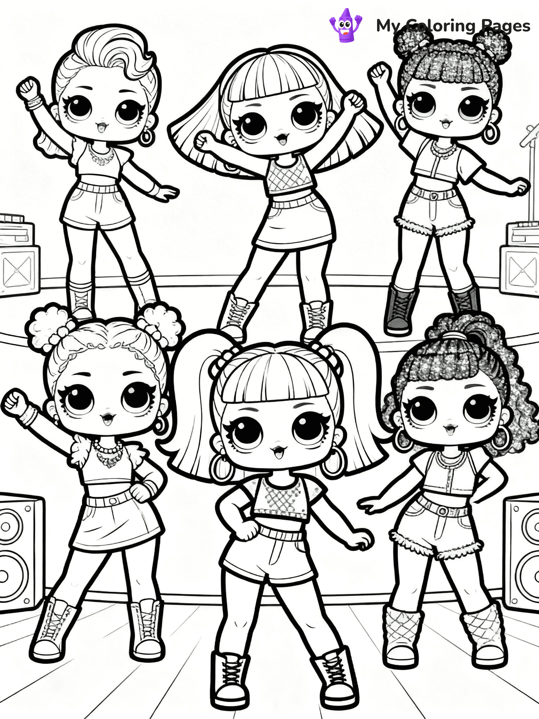 LOL OMG Coloring Pages - 25