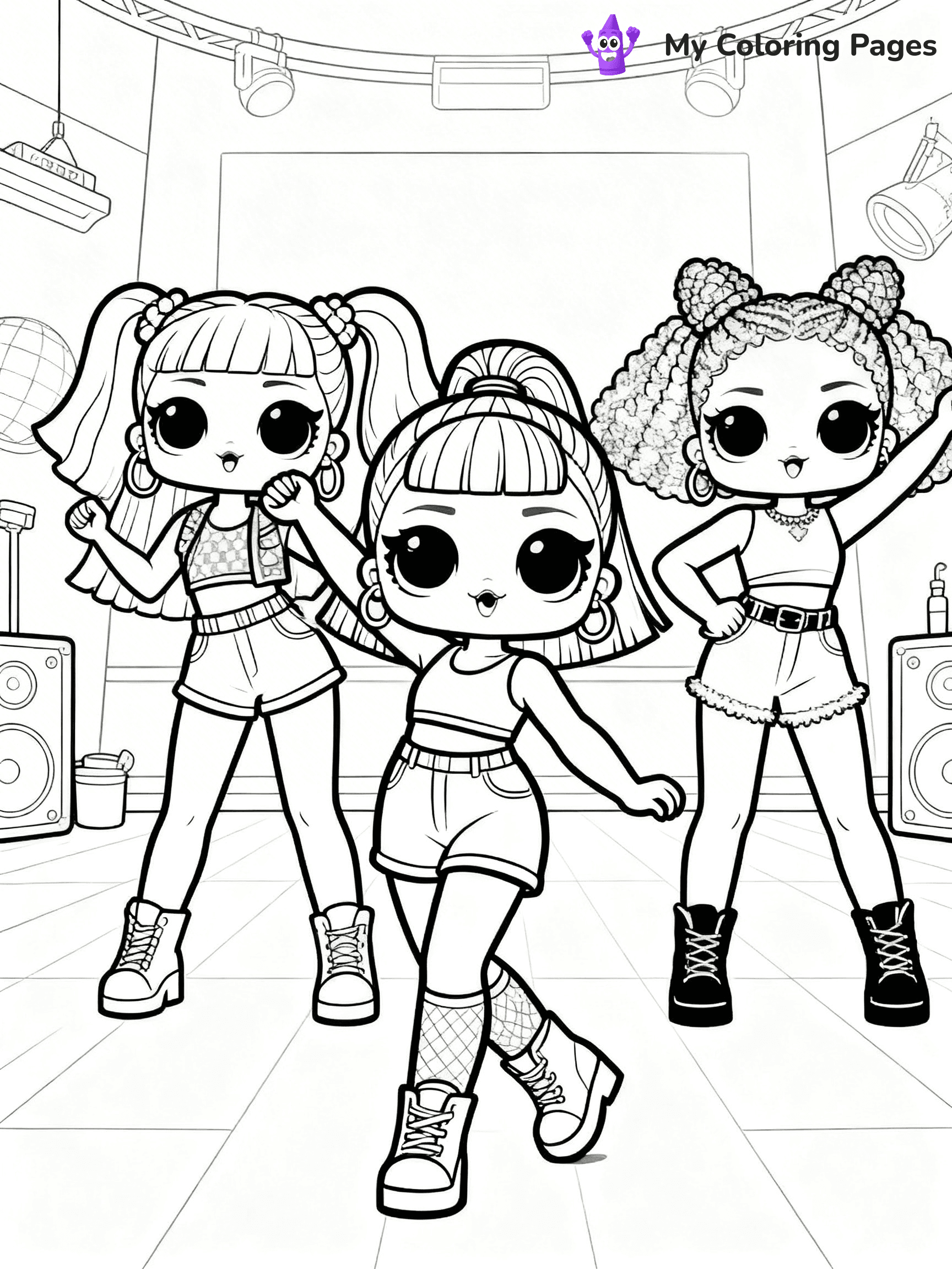 LOL OMG Coloring Pages - 20