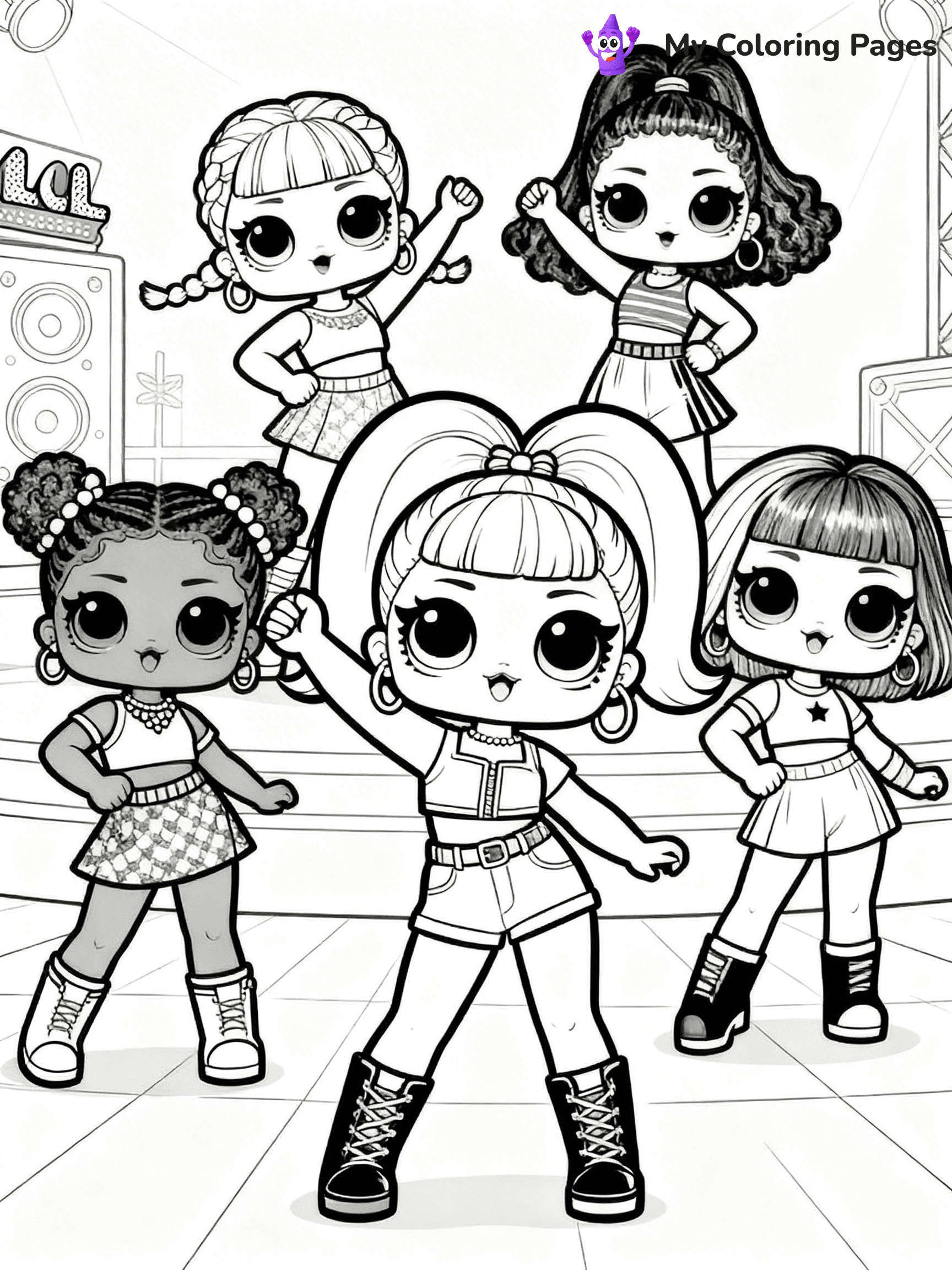 LOL OMG Coloring Pages - 19