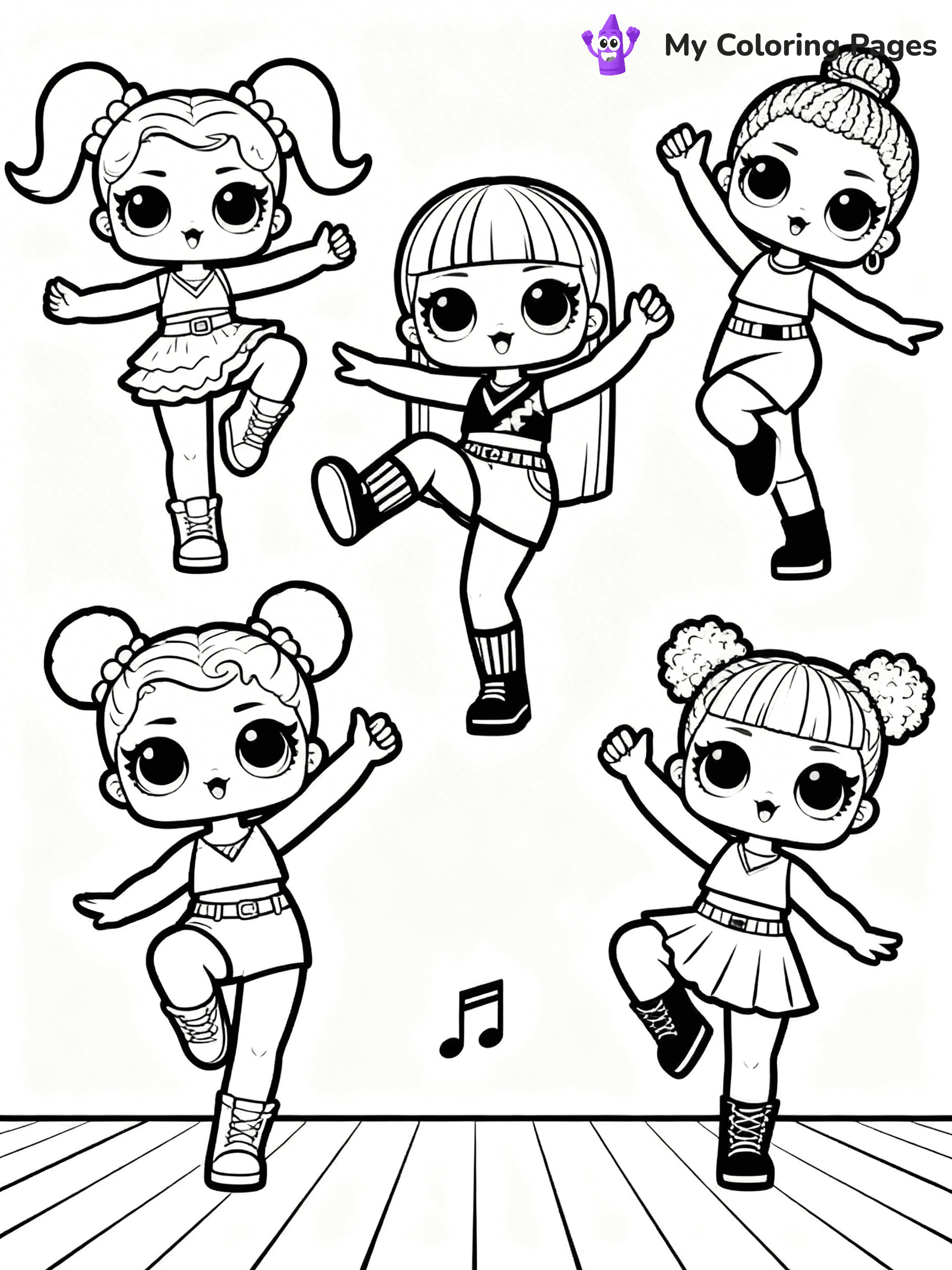 LOL OMG Coloring Pages - 18