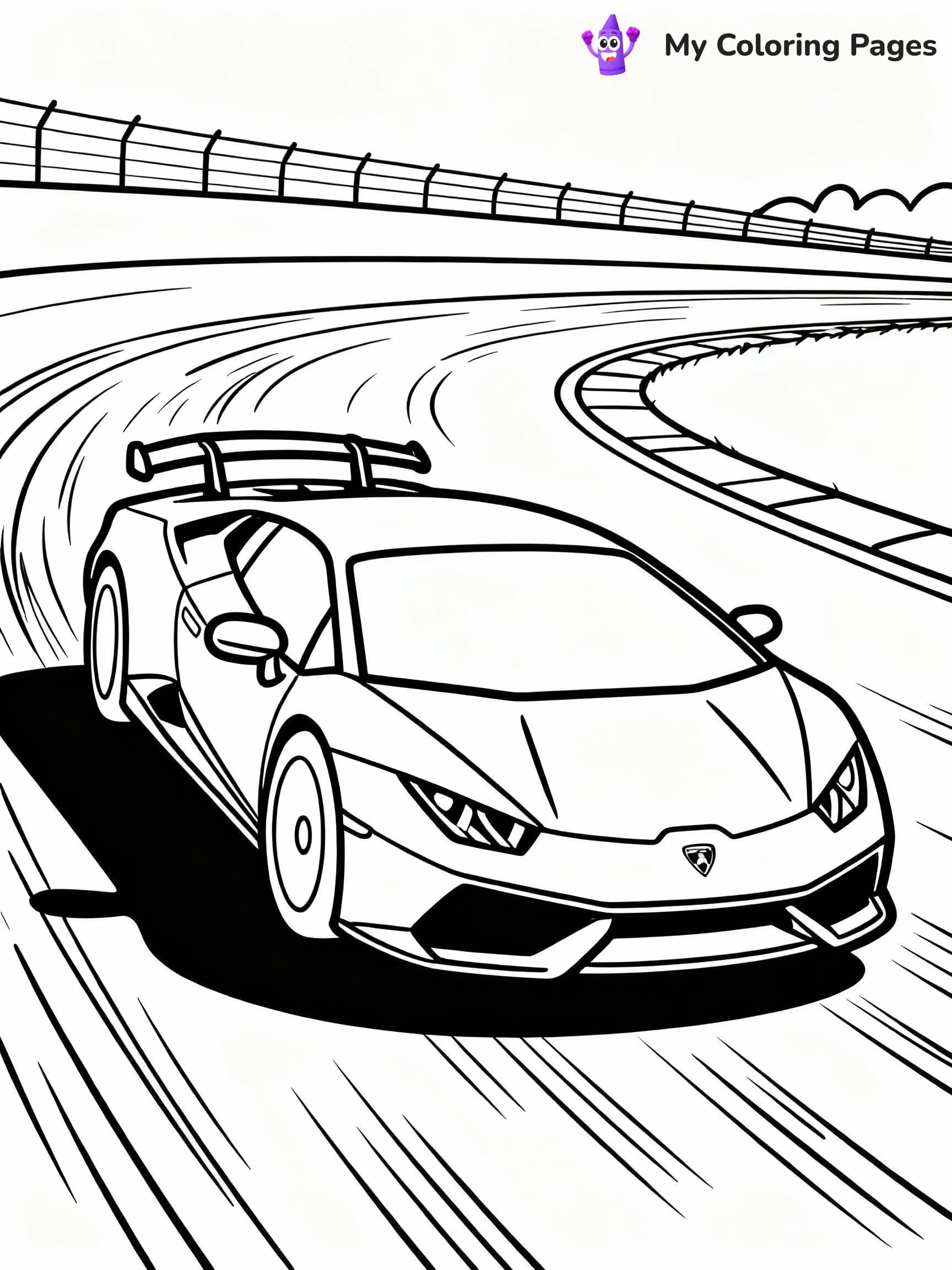 Lamborghini Coloring Pages - 23