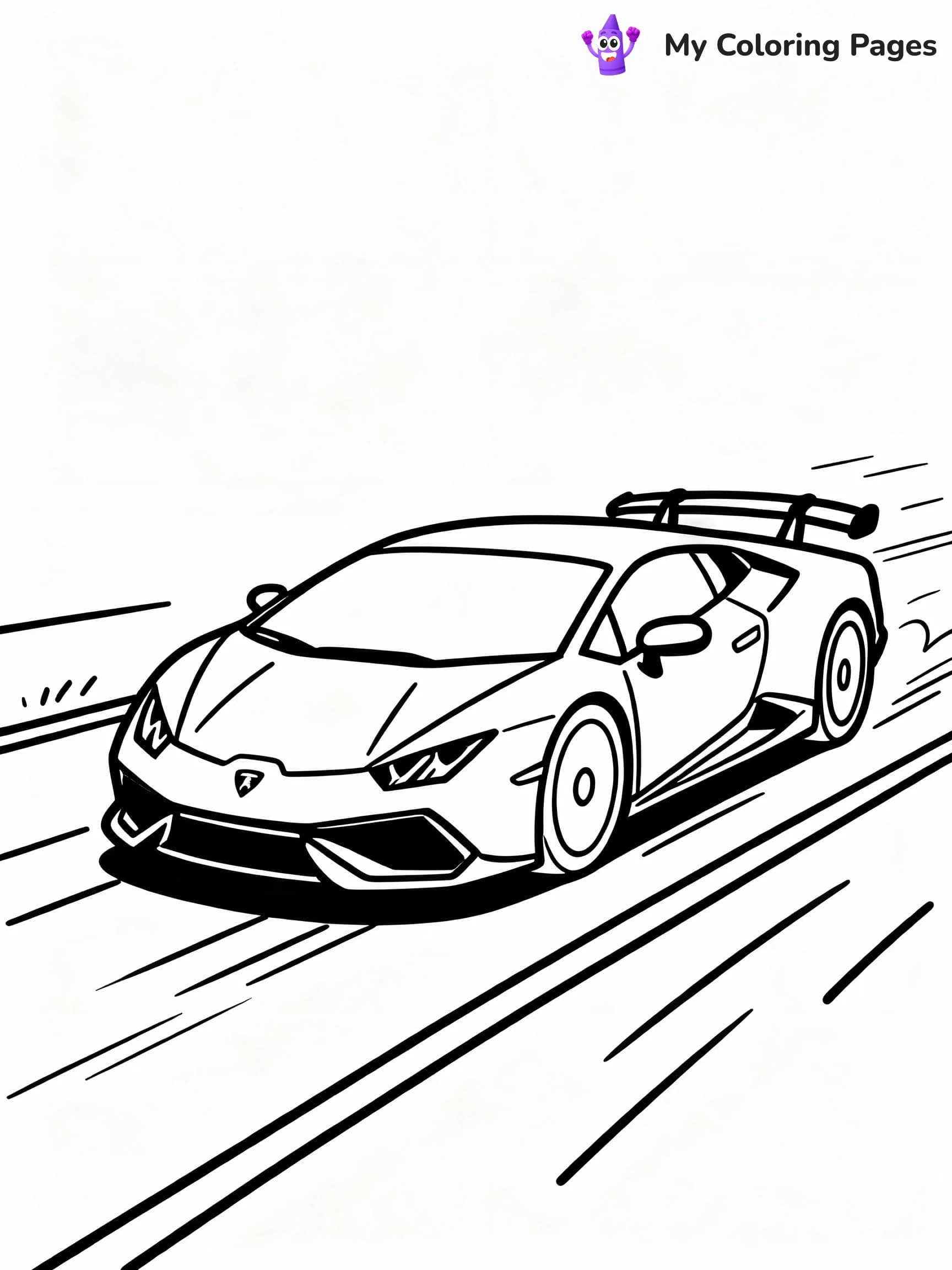 Lamborghini Coloring Pages - 22