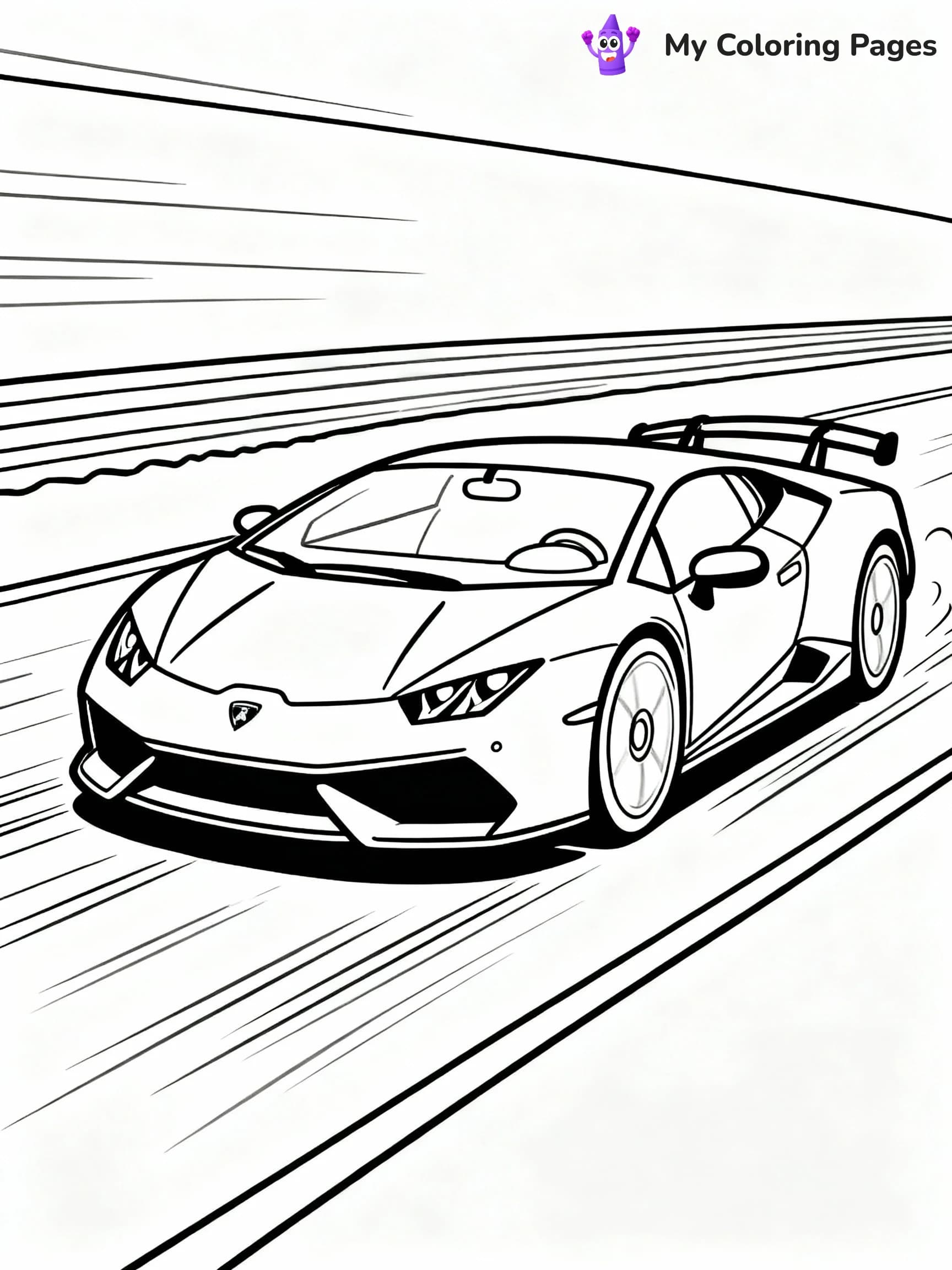 Lamborghini Coloring Pages - 20